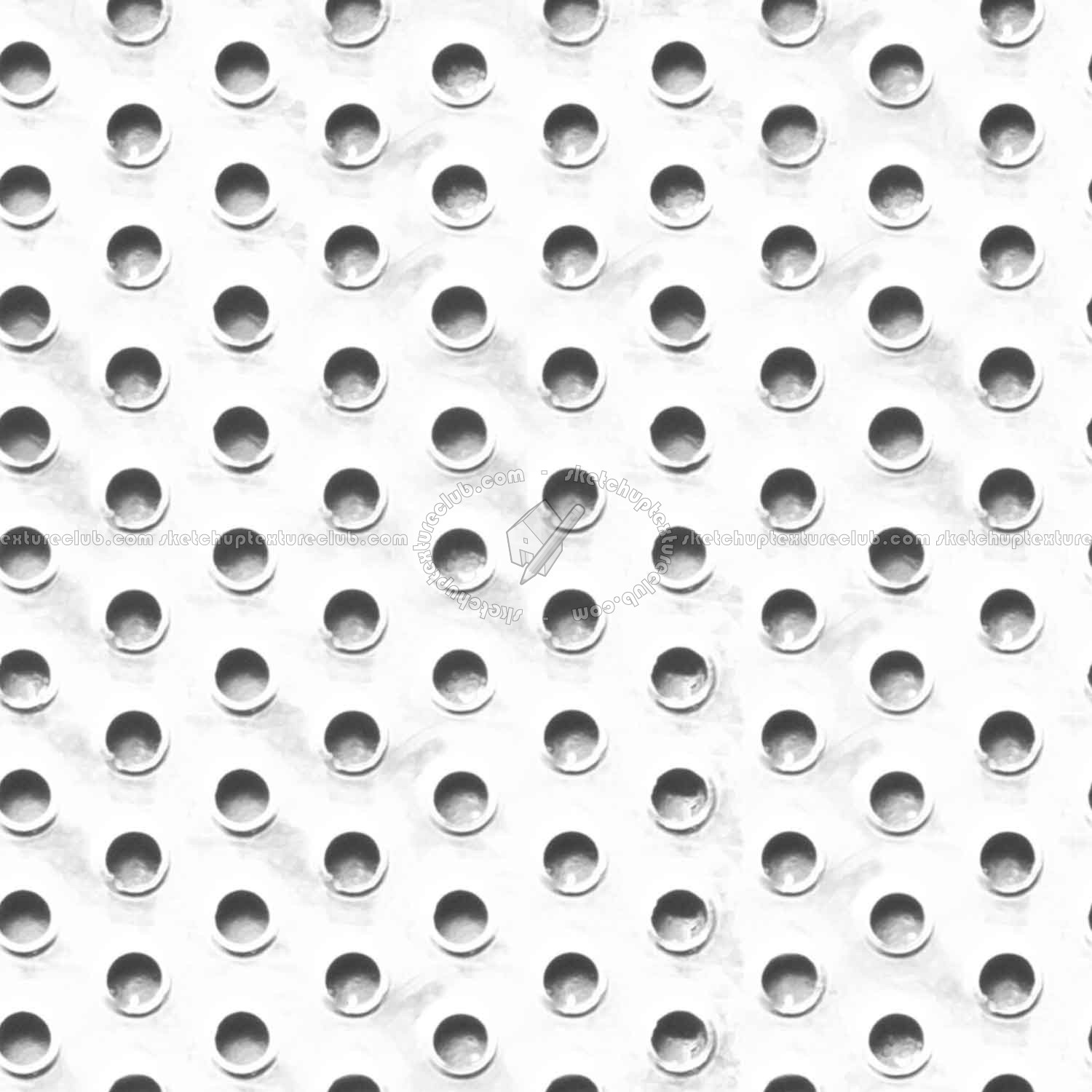 Textures   -   MATERIALS   -   METALS   -   Perforated  - Perforate metal texture seamless 10526 - Ambient occlusion