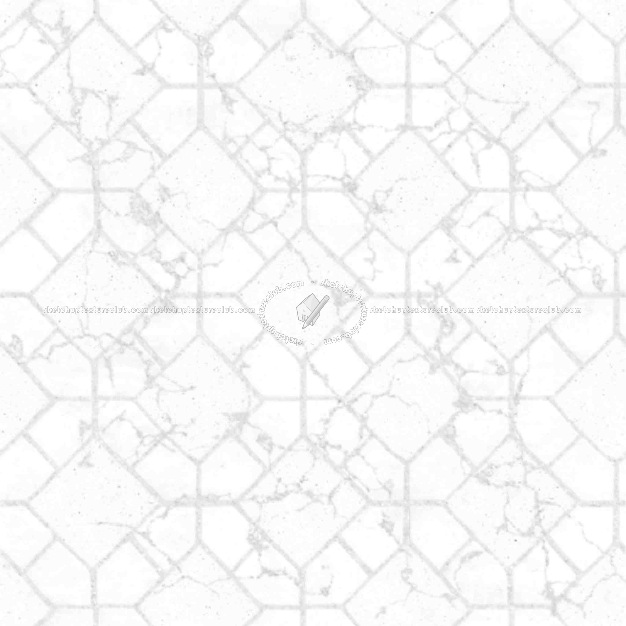 Textures   -   ARCHITECTURE   -   PAVING OUTDOOR   -   Concrete   -   Blocks damaged  - Concrete paving outdoor damaged texture seamless 05535 - Ambient occlusion