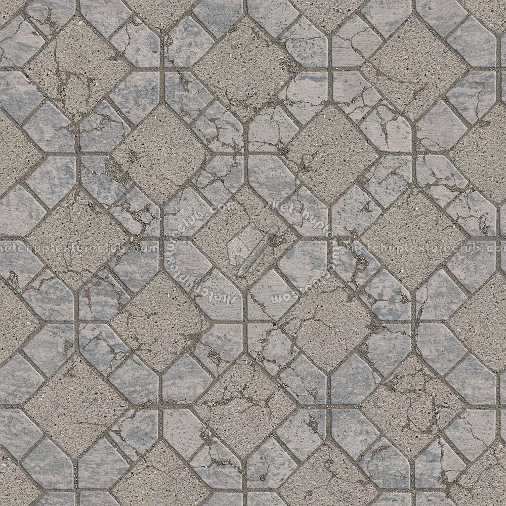 Textures   -   ARCHITECTURE   -   PAVING OUTDOOR   -   Concrete   -   Blocks damaged  - Concrete paving outdoor damaged texture seamless 05535 (seamless)