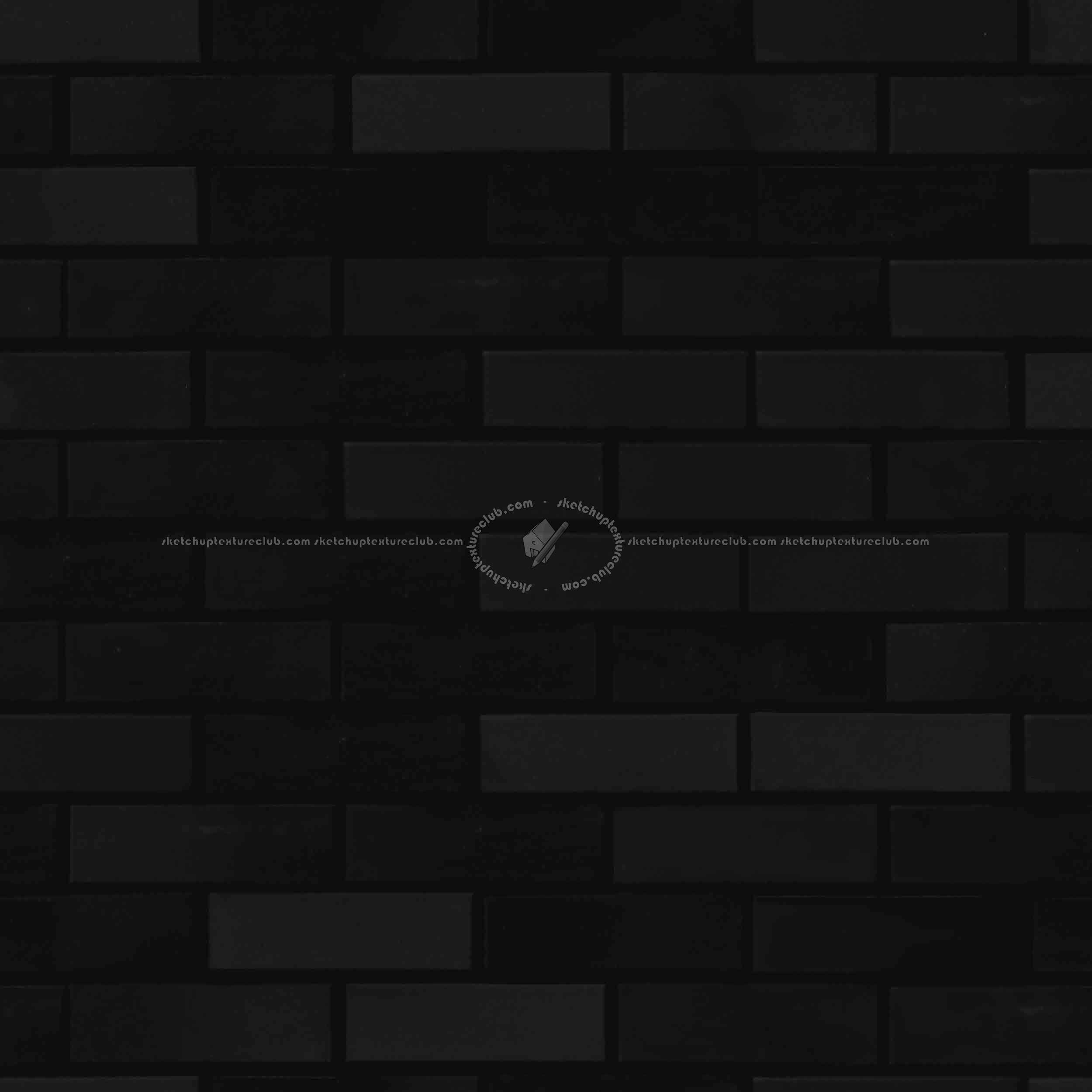 Textures   -   ARCHITECTURE   -   BRICKS   -   Facing Bricks   -   Smooth  - Facing smooth bricks texture seamless 00305 - Specular
