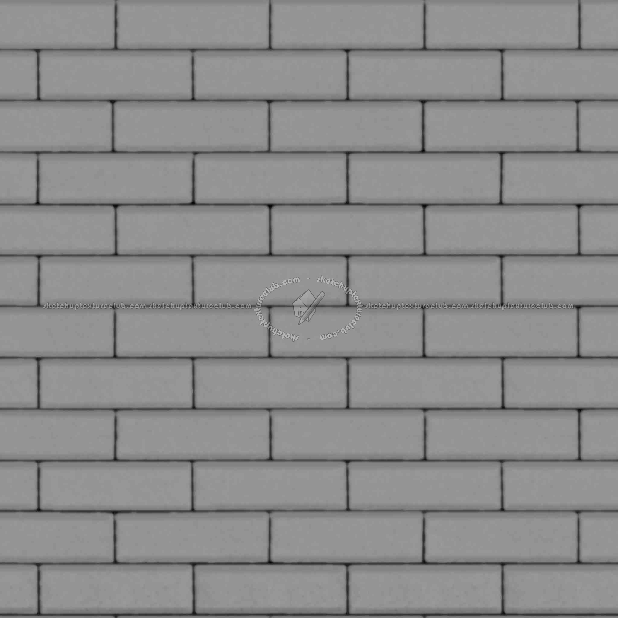 Textures   -   ARCHITECTURE   -   PAVING OUTDOOR   -   Concrete   -   Blocks regular  - Paving outdoor concrete regular block texture seamless 05681 - Displacement