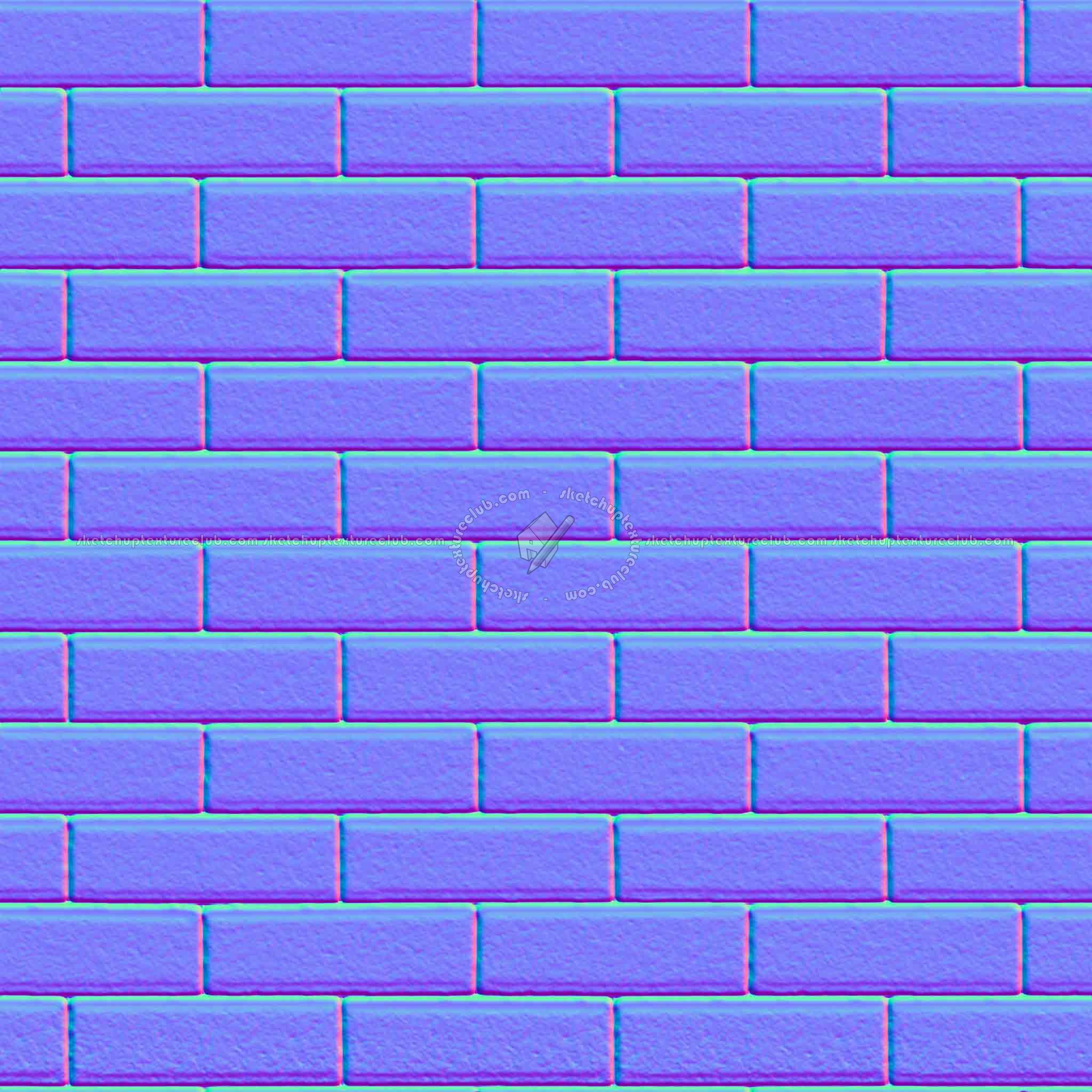 Textures   -   ARCHITECTURE   -   PAVING OUTDOOR   -   Concrete   -   Blocks regular  - Paving outdoor concrete regular block texture seamless 05681 - Normal