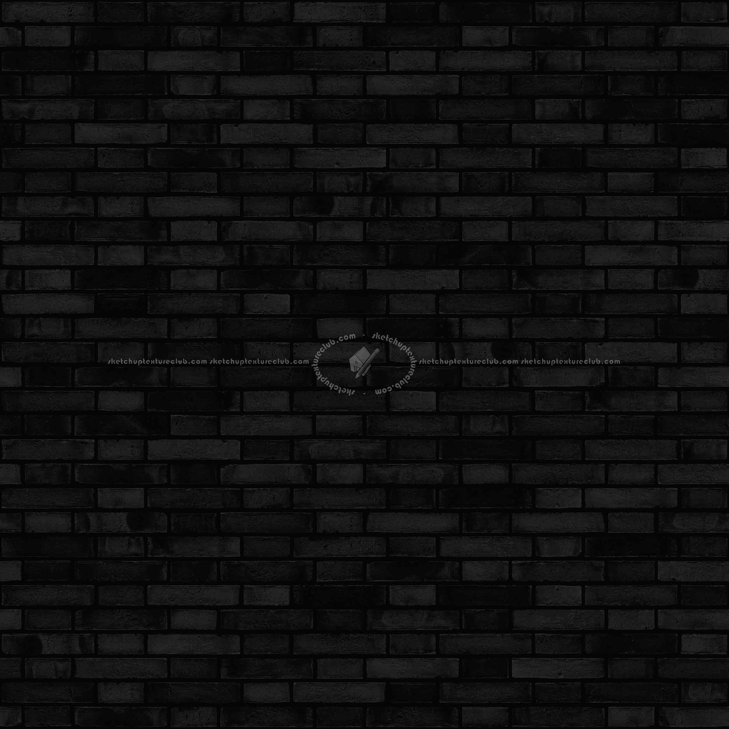 Textures   -   ARCHITECTURE   -   BRICKS   -   Facing Bricks   -   Rustic  - Rustic bricks texture seamless 00229 - Specular