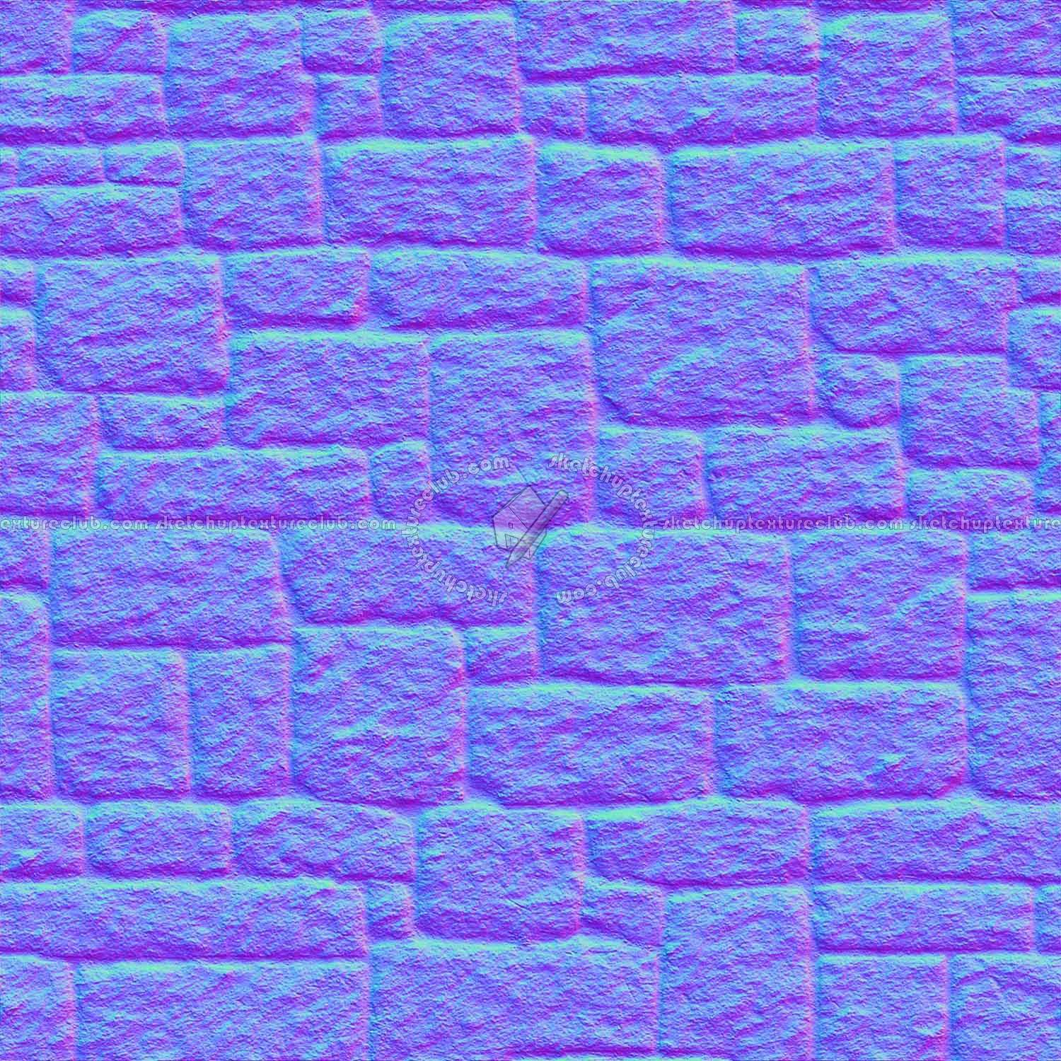 Textures   -   ARCHITECTURE   -   STONES WALLS   -   Stone blocks  - Wall stone with regular blocks texture seamless 08348 - Normal