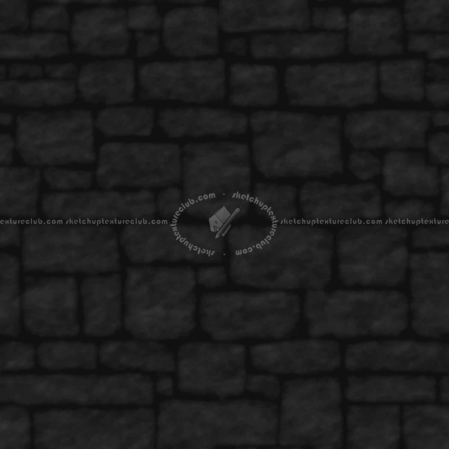 Textures   -   ARCHITECTURE   -   STONES WALLS   -   Stone blocks  - Wall stone with regular blocks texture seamless 08348 - Specular