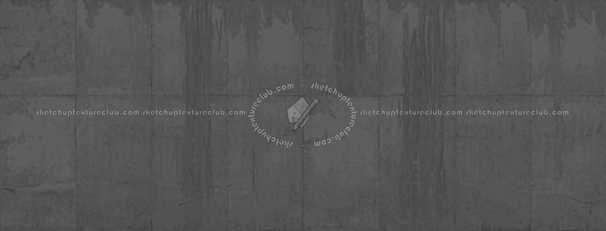 Textures   -   ARCHITECTURE   -   CONCRETE   -   Plates   -   Dirty  - Concrete dirt plates wall texture seamless 01781 - Displacement