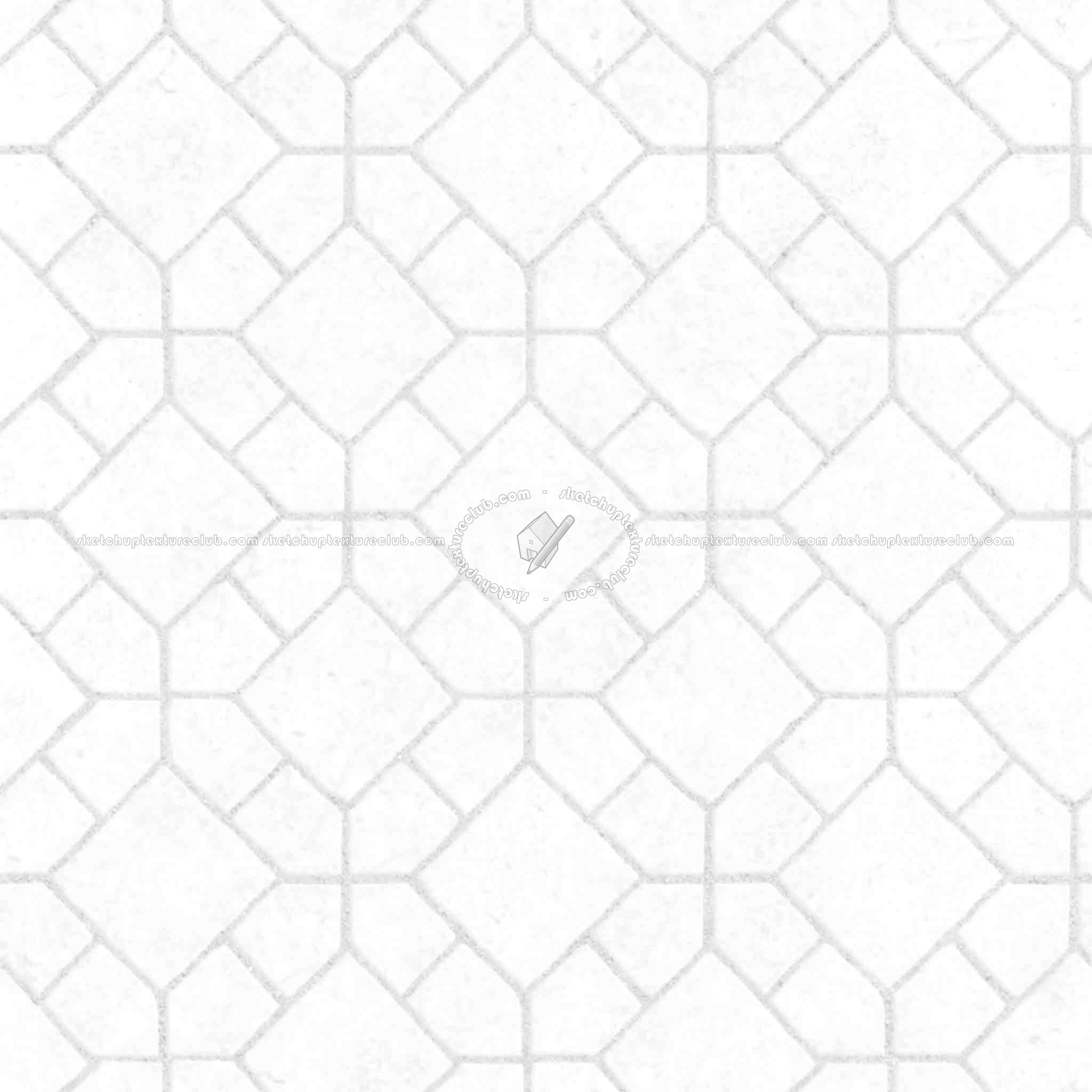 Textures   -   ARCHITECTURE   -   PAVING OUTDOOR   -   Concrete   -   Blocks damaged  - Concrete paving outdoor damaged texture seamless 05536 - Ambient occlusion