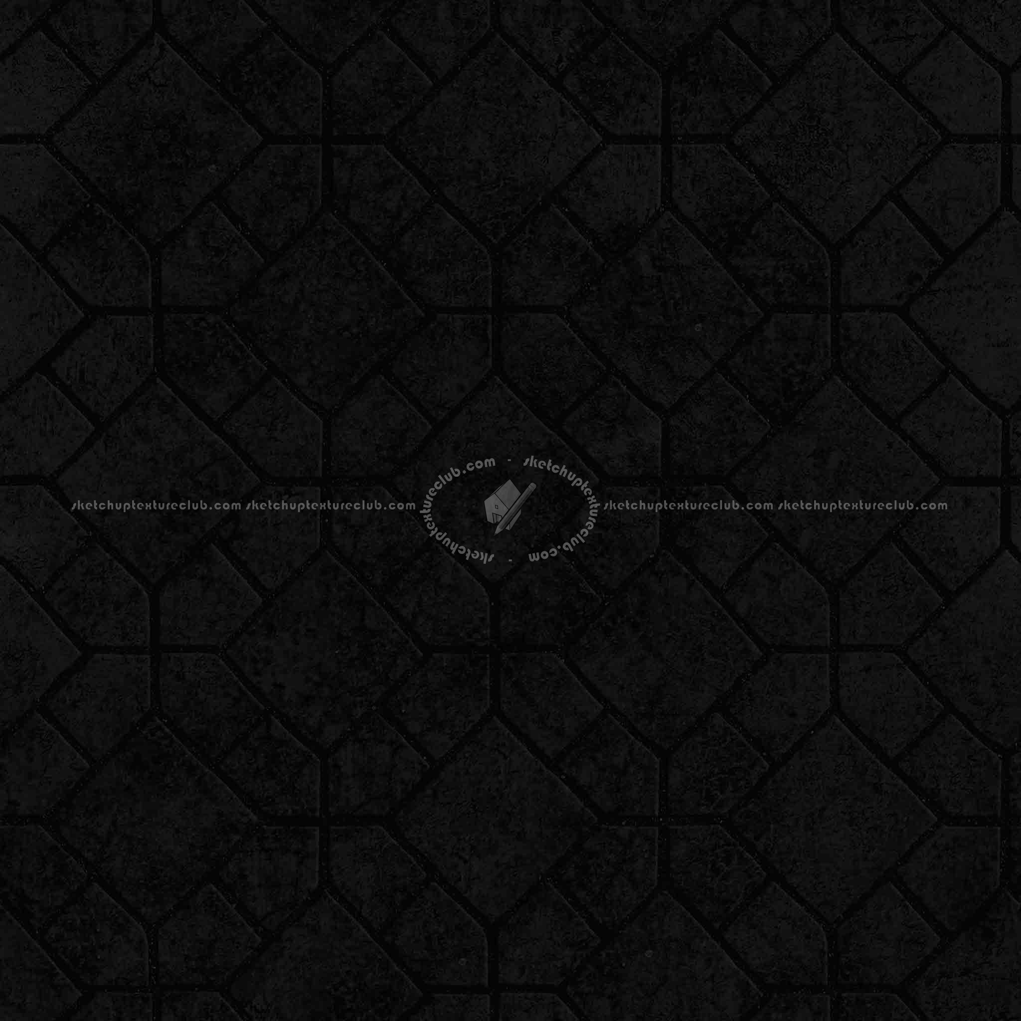 Textures   -   ARCHITECTURE   -   PAVING OUTDOOR   -   Concrete   -   Blocks damaged  - Concrete paving outdoor damaged texture seamless 05536 - Specular