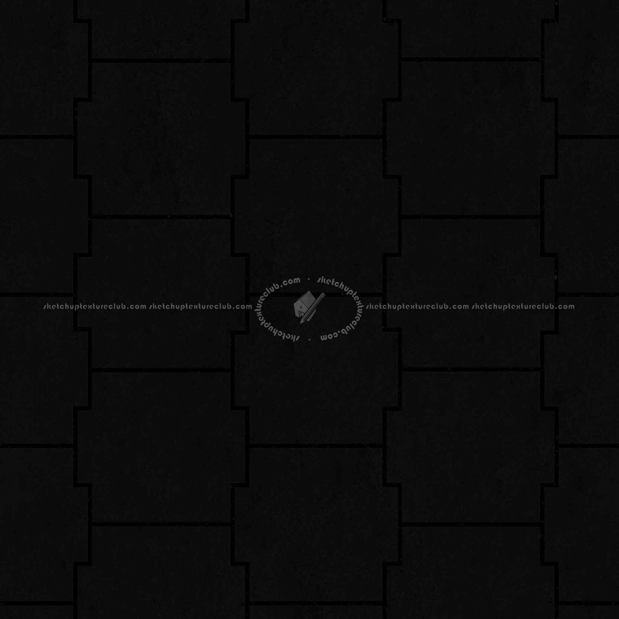 Textures   -   ARCHITECTURE   -   PAVING OUTDOOR   -   Concrete   -   Blocks mixed  - Paving concrete mixed size texture seamless 05617 - Specular