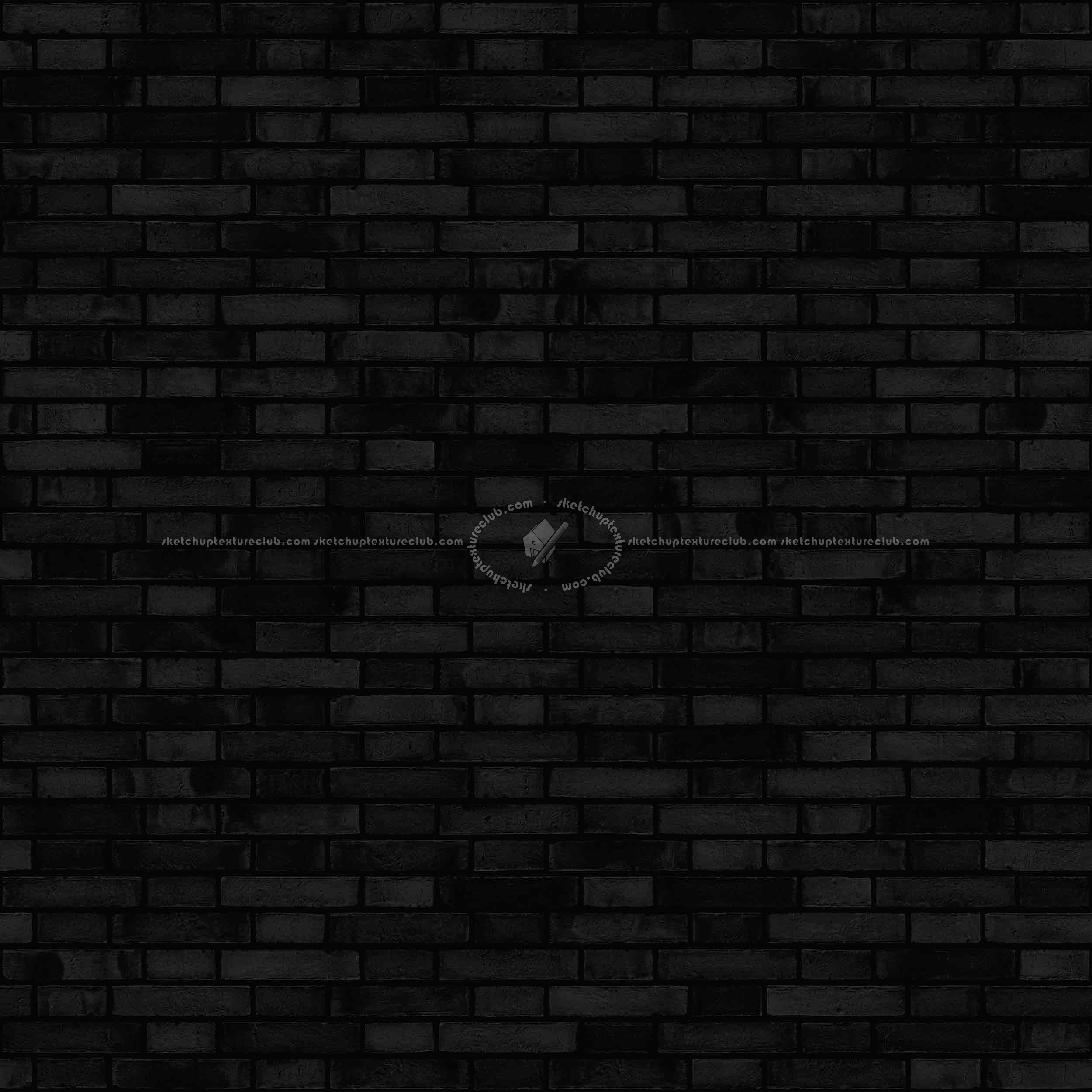 Textures   -   ARCHITECTURE   -   BRICKS   -   Facing Bricks   -   Rustic  - Rustic bricks texture seamless 00230 - Specular