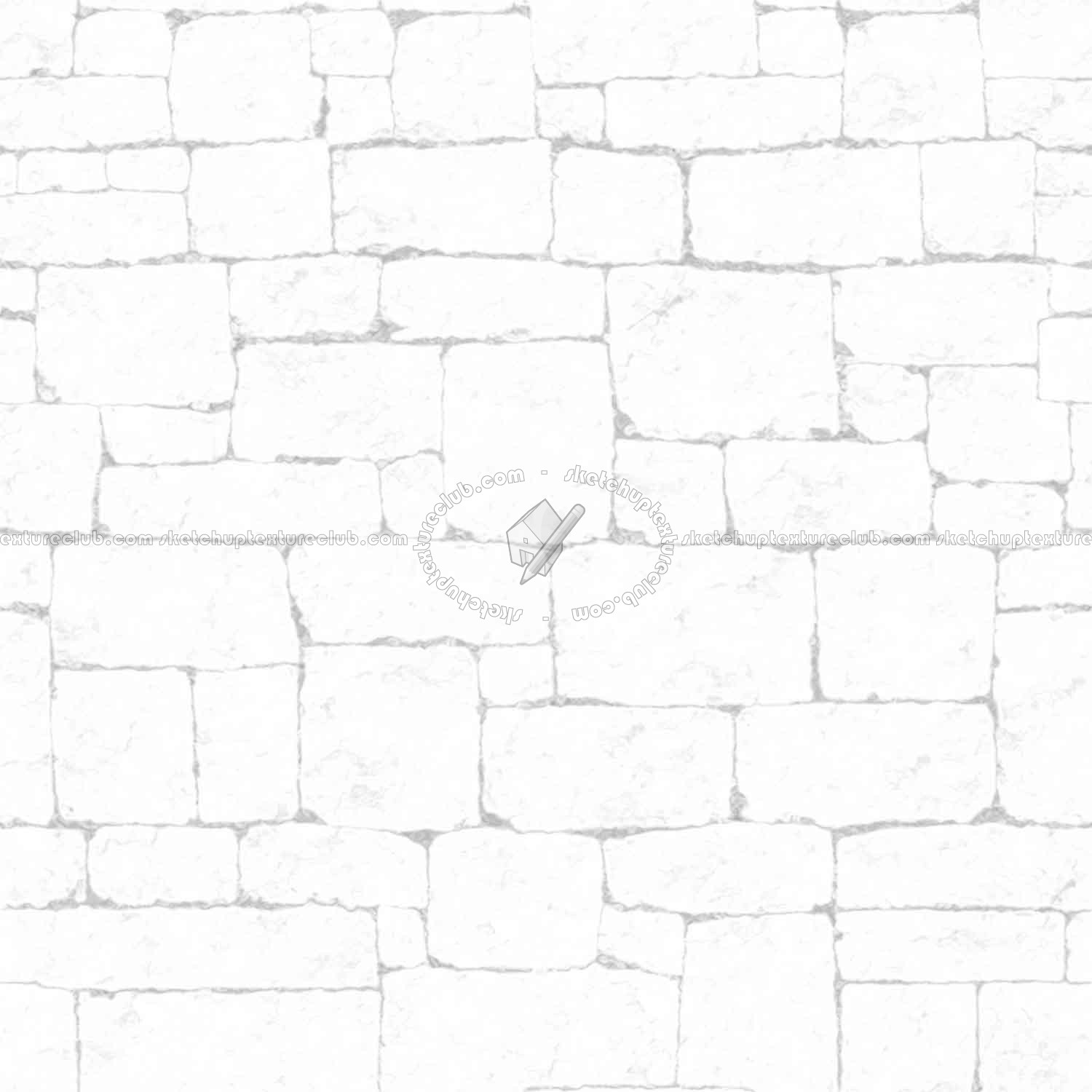 Textures   -   ARCHITECTURE   -   STONES WALLS   -   Stone blocks  - Wall stone with regular blocks texture seamless 08349 - Ambient occlusion