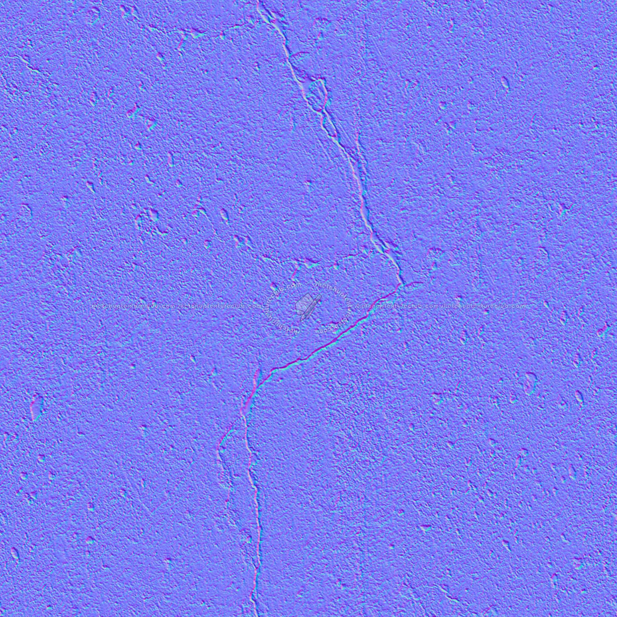 Textures   -   ARCHITECTURE   -   CONCRETE   -   Bare   -   Damaged walls  - Concrete bare damaged texture seamless 01417 - Normal