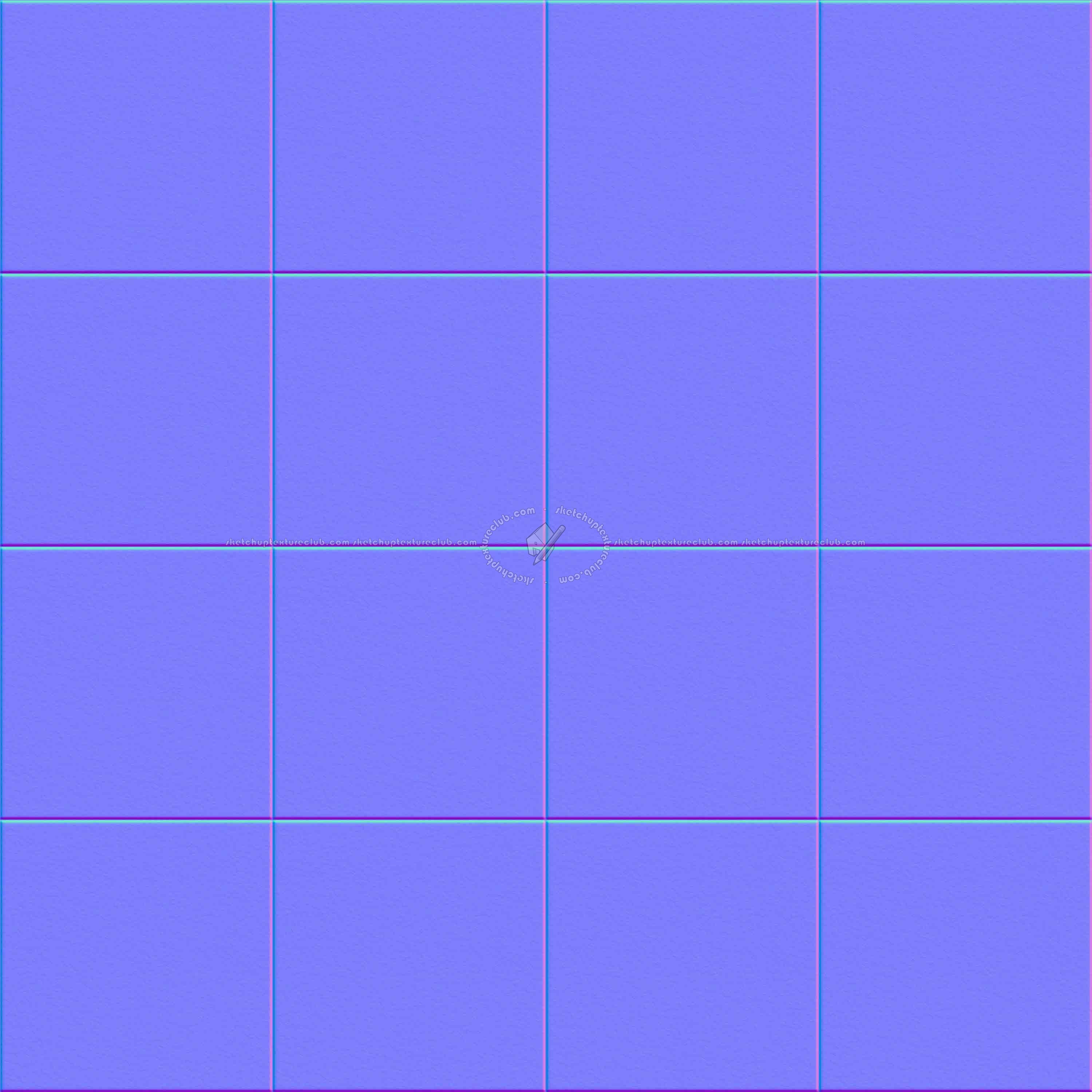 Textures - ARCHITECTURE - TILES INTERIOR - Design Industry - Design industry square tile texture seamless 14097 - Normal