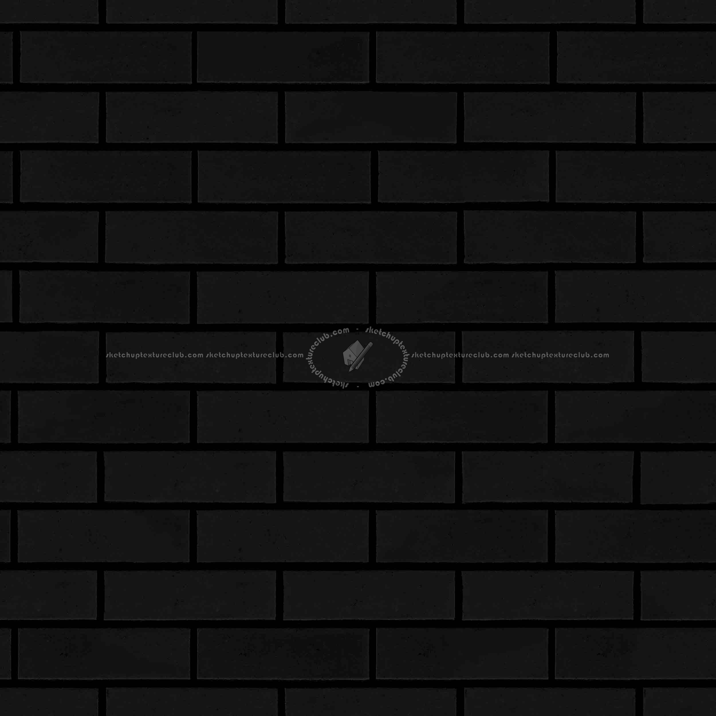 Textures   -   ARCHITECTURE   -   BRICKS   -   Facing Bricks   -   Smooth  - Facing smooth bricks texture seamless 00307 - Specular