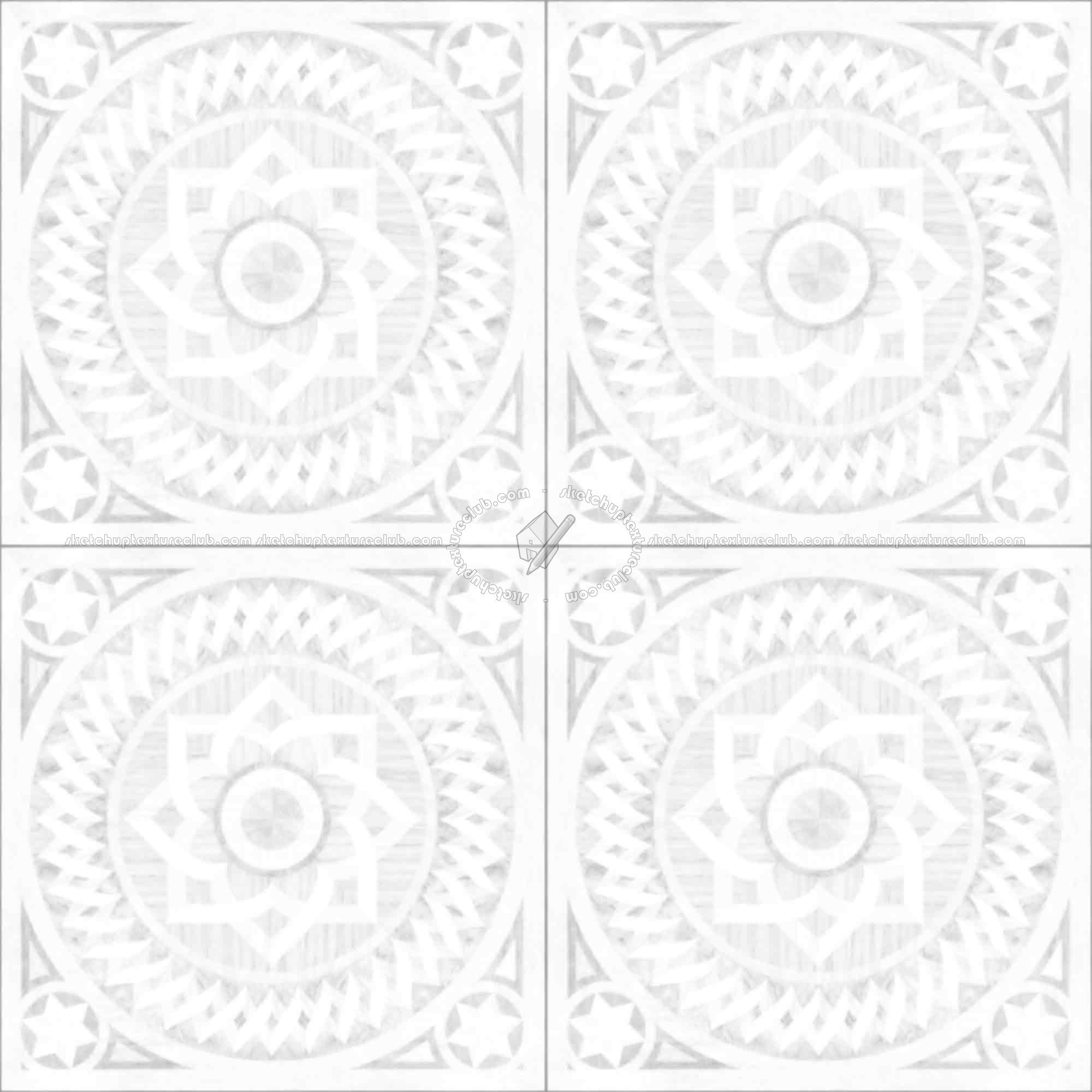 Textures   -   ARCHITECTURE   -   WOOD FLOORS   -   Geometric pattern  - Parquet geometric pattern texture seamless 04779 - Ambient occlusion