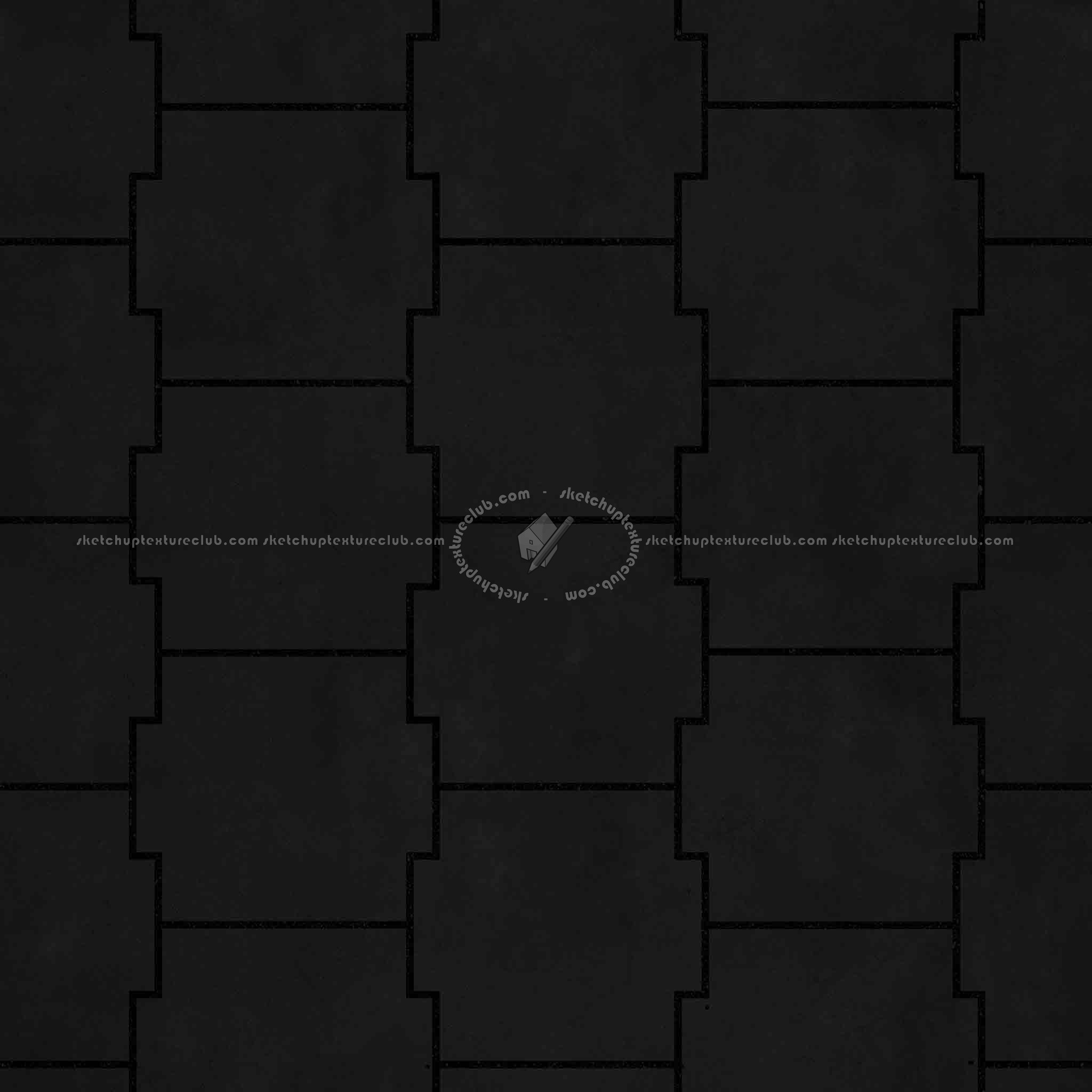 Textures   -   ARCHITECTURE   -   PAVING OUTDOOR   -   Concrete   -   Blocks mixed  - Paving concrete mixed size texture seamless 05618 - Specular