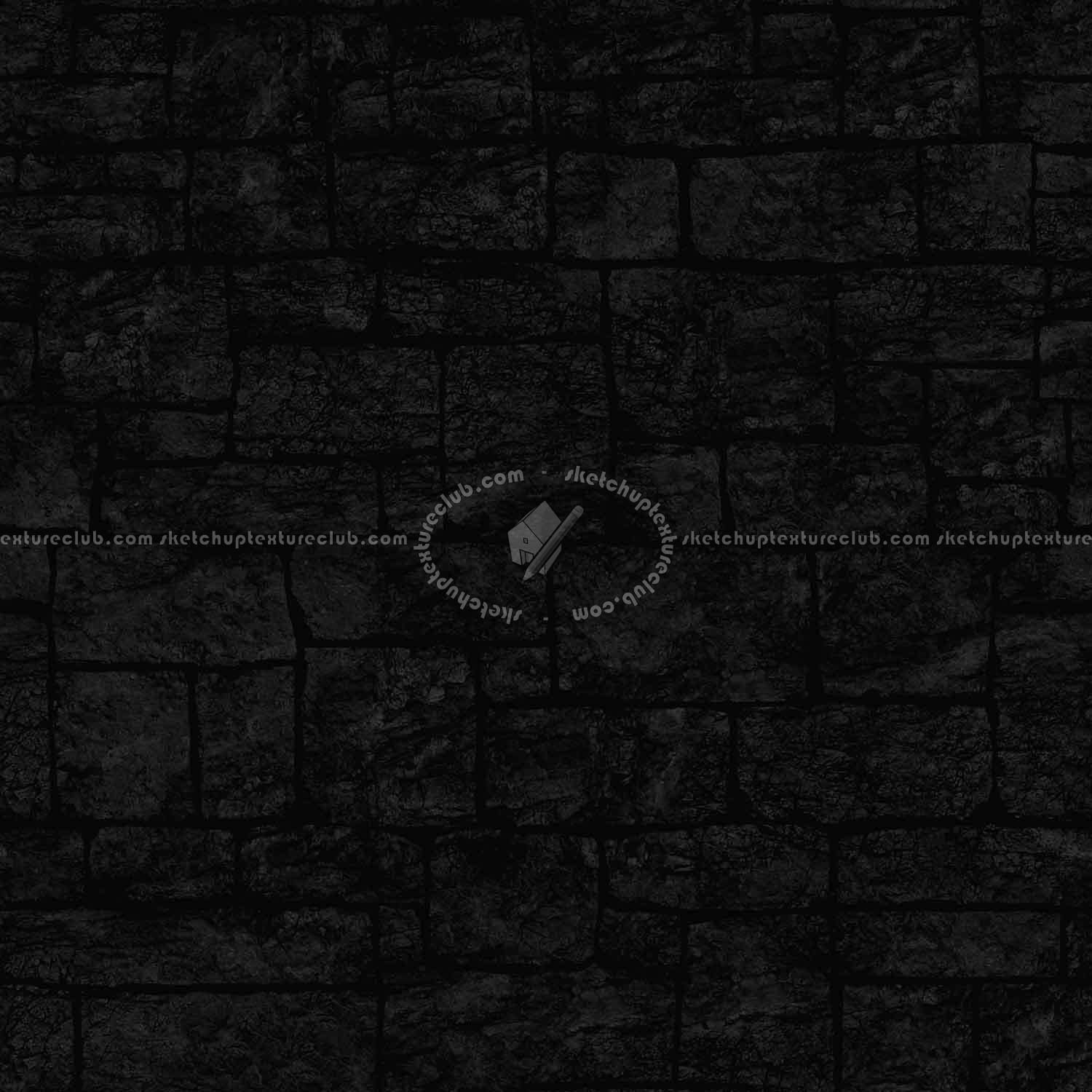 Textures   -   ARCHITECTURE   -   STONES WALLS   -   Stone blocks  - Wall stone with regular blocks texture seamless 08350 - Specular