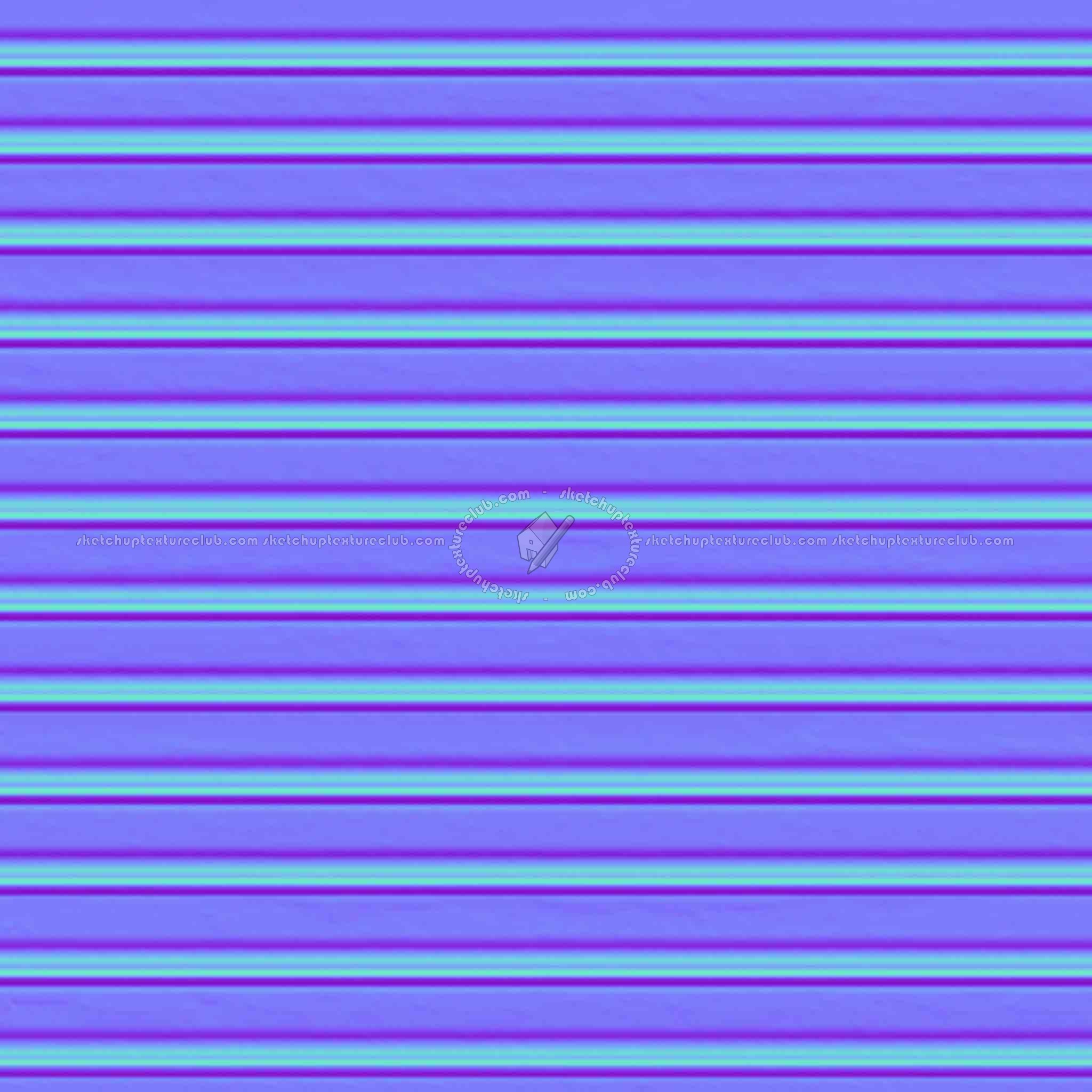 Textures   -   MATERIALS   -   METALS   -   Corrugated  - White painted corrugated metal texture seamless 09975 - Normal