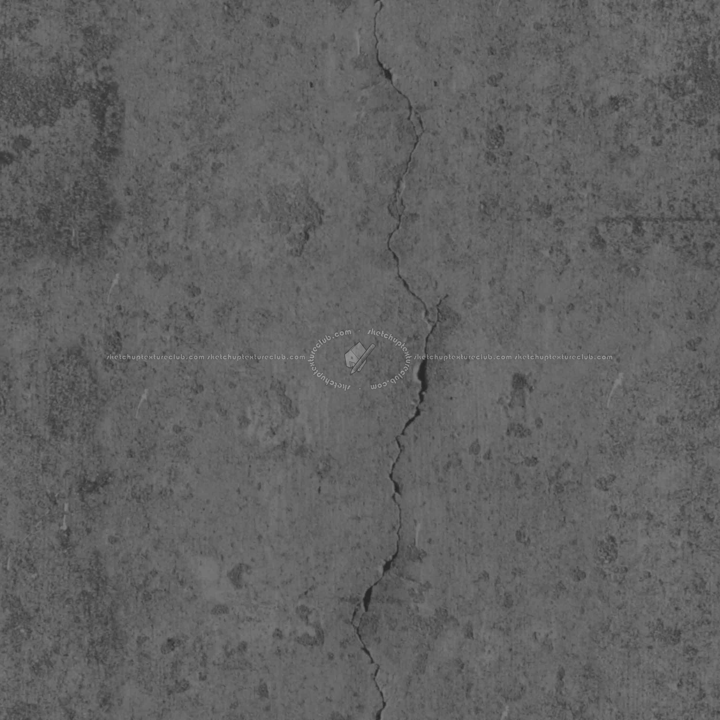 Textures   -   ARCHITECTURE   -   CONCRETE   -   Bare   -   Damaged walls  - Concrete bare damaged texture seamless 01418 - Displacement