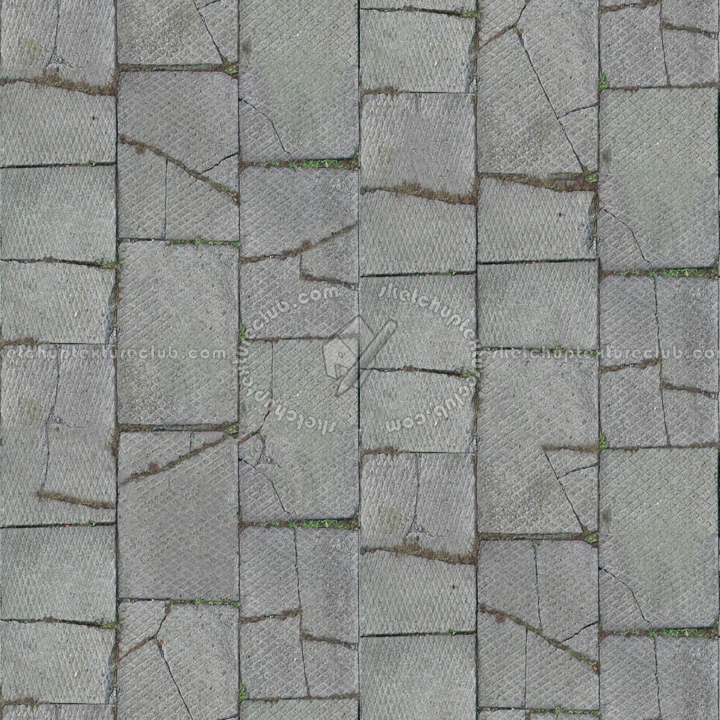 Textures   -   ARCHITECTURE   -   PAVING OUTDOOR   -   Concrete   -   Blocks damaged  - Concrete paving outdoor damaged texture seamless 05538 (seamless)
