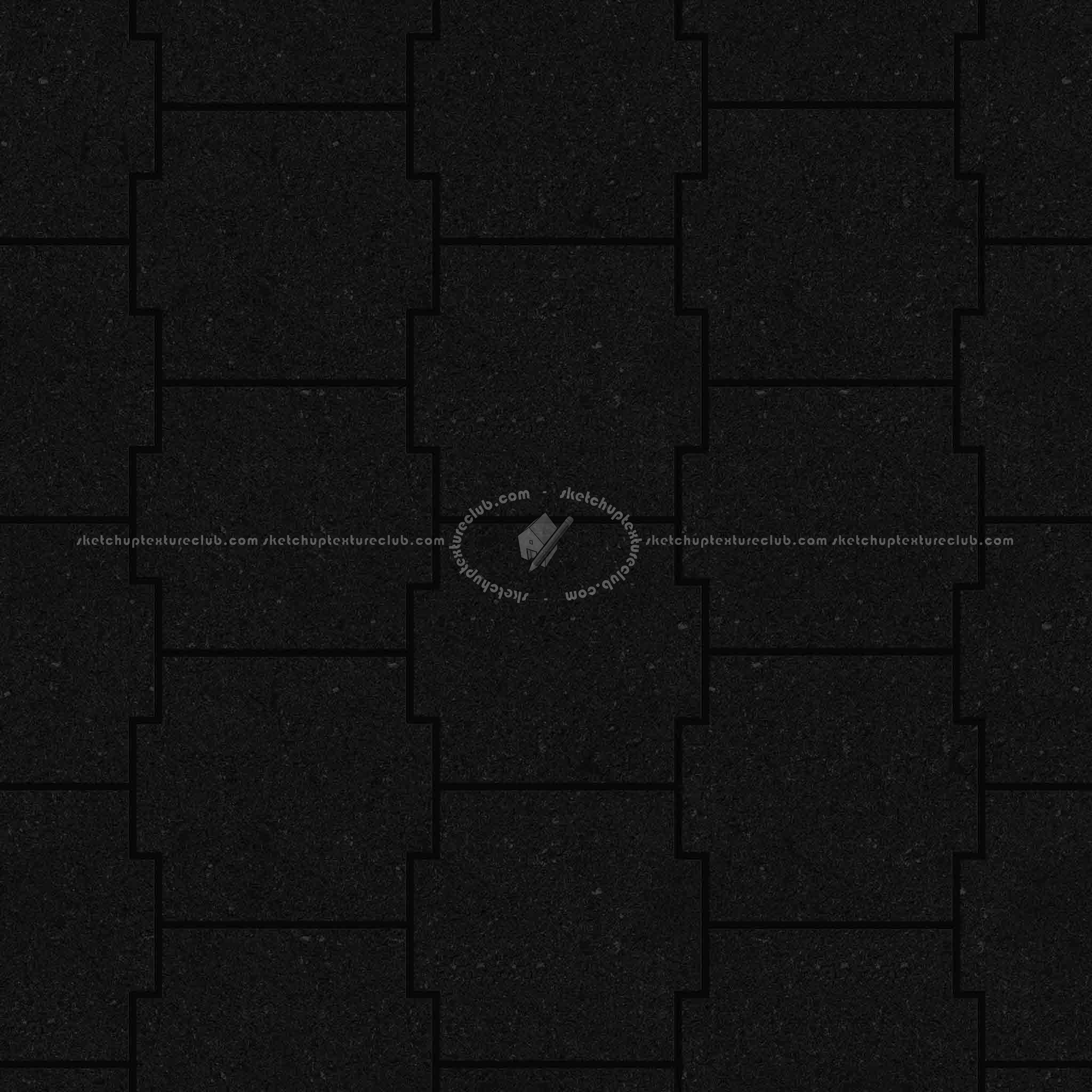 Textures   -   ARCHITECTURE   -   PAVING OUTDOOR   -   Concrete   -   Blocks mixed  - Paving concrete mixed size texture seamless 05619 - Specular