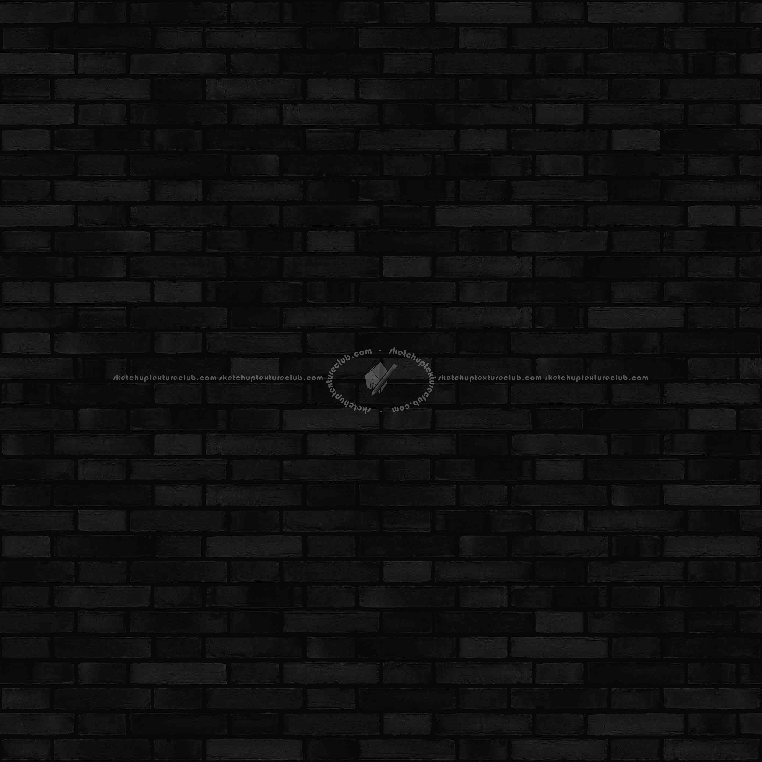Textures   -   ARCHITECTURE   -   BRICKS   -   Facing Bricks   -   Rustic  - Rustic bricks texture seamless 00232 - Specular