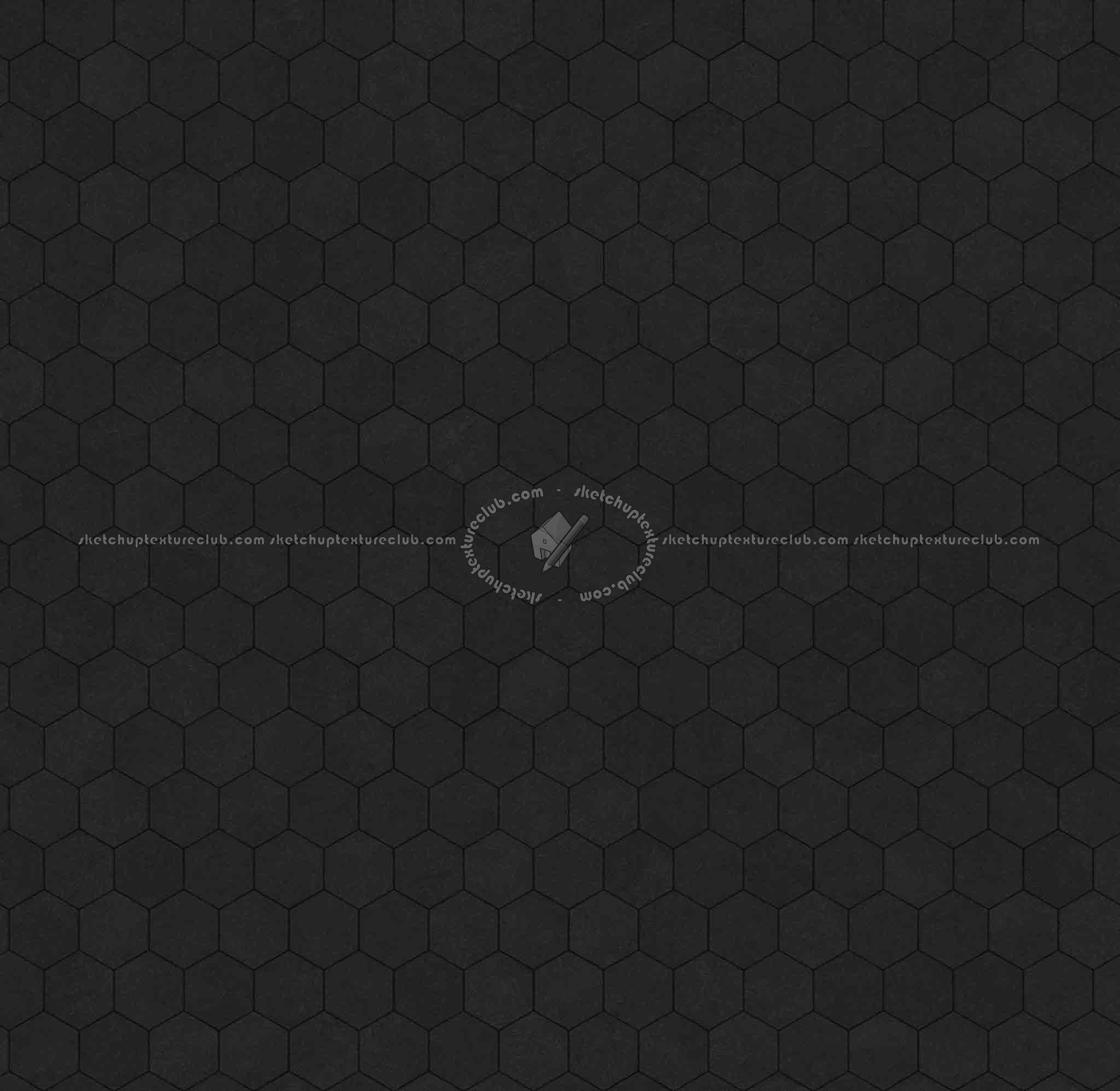 Textures   -   ARCHITECTURE   -   PAVING OUTDOOR   -   Hexagonal  - Stone paving outdoor hexagonal texture seamless 17017 - Specular