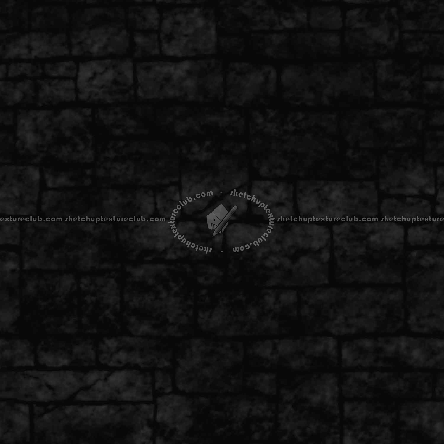 Textures   -   ARCHITECTURE   -   STONES WALLS   -   Stone blocks  - Wall stone with regular blocks texture seamless 08351 - Specular