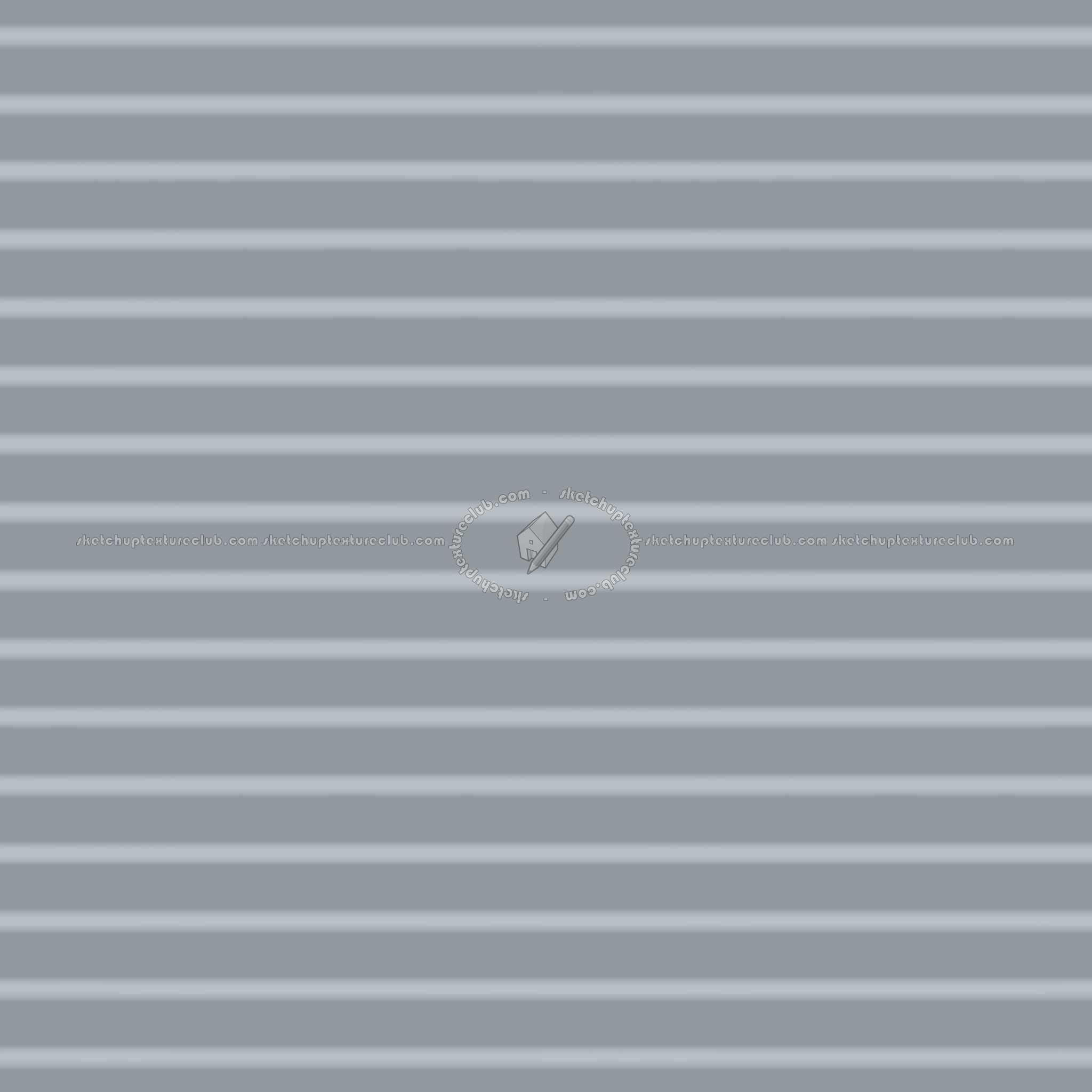 Textures   -   MATERIALS   -   METALS   -   Corrugated  - Brushed aluminium corrugated steel texture seamless 09923 - Specular