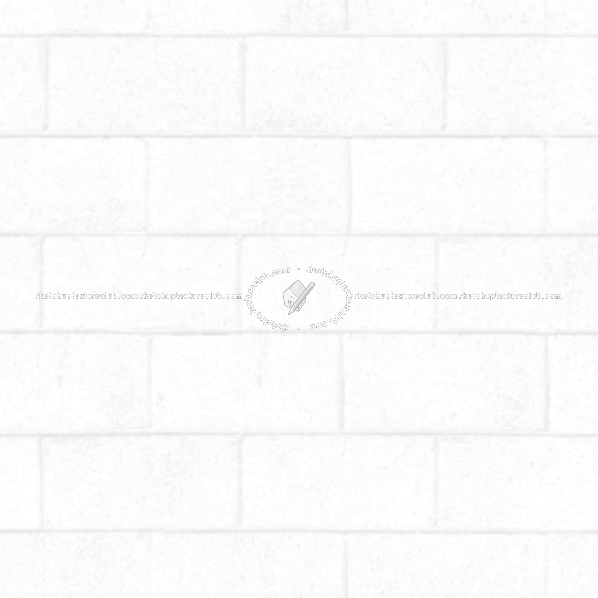 Textures   -   ARCHITECTURE   -   CONCRETE   -   Plates   -   Clean  - Clean cinder block texture seamless 01628 - Ambient occlusion