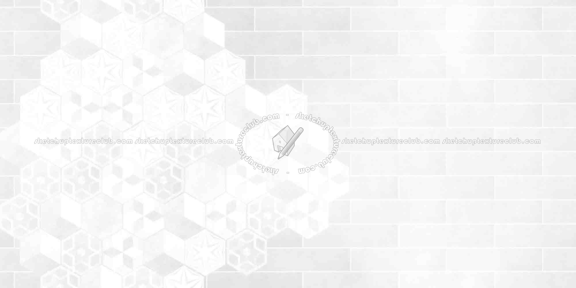 Textures   -   ARCHITECTURE   -   TILES INTERIOR   -   Hexagonal mixed  - Hexagonal tile texture seamless 16870 - Ambient occlusion
