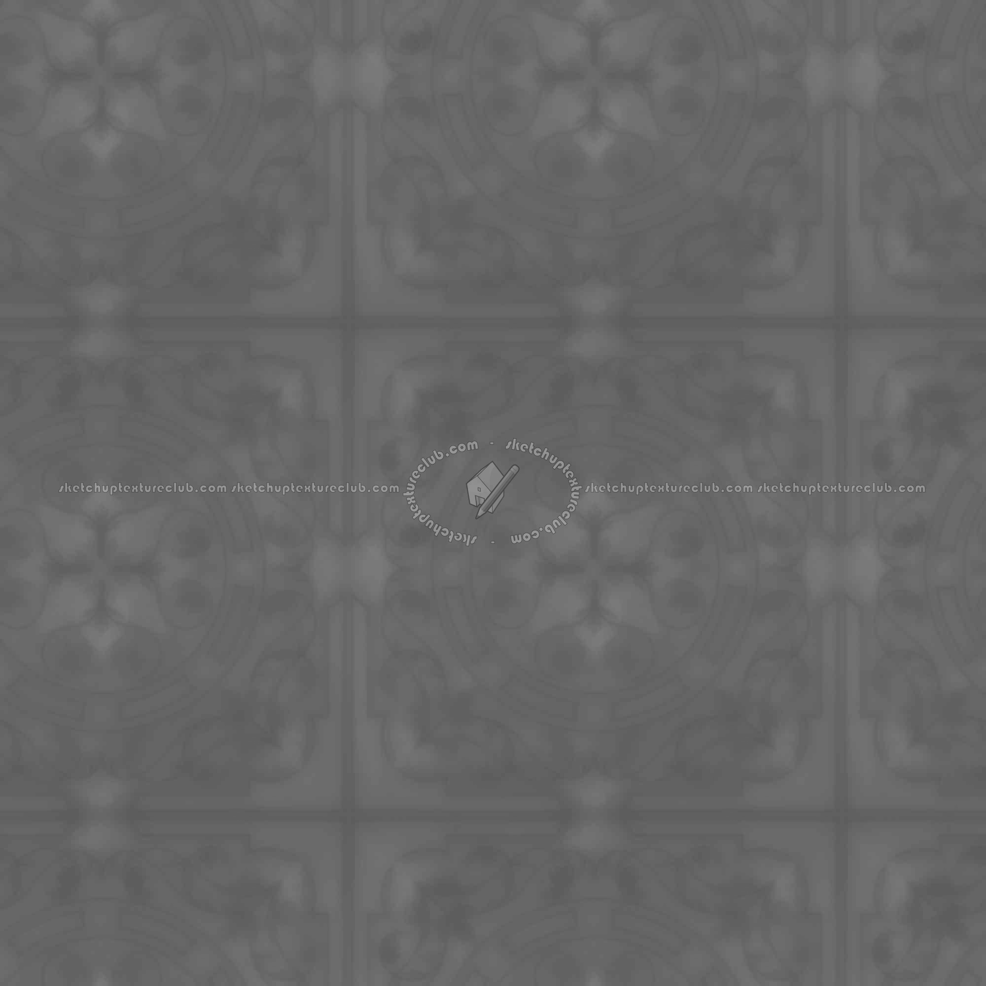 Textures   -   ARCHITECTURE   -   WOOD FLOORS   -   Geometric pattern  - Parquet geometric pattern texture seamless 04727 - Displacement