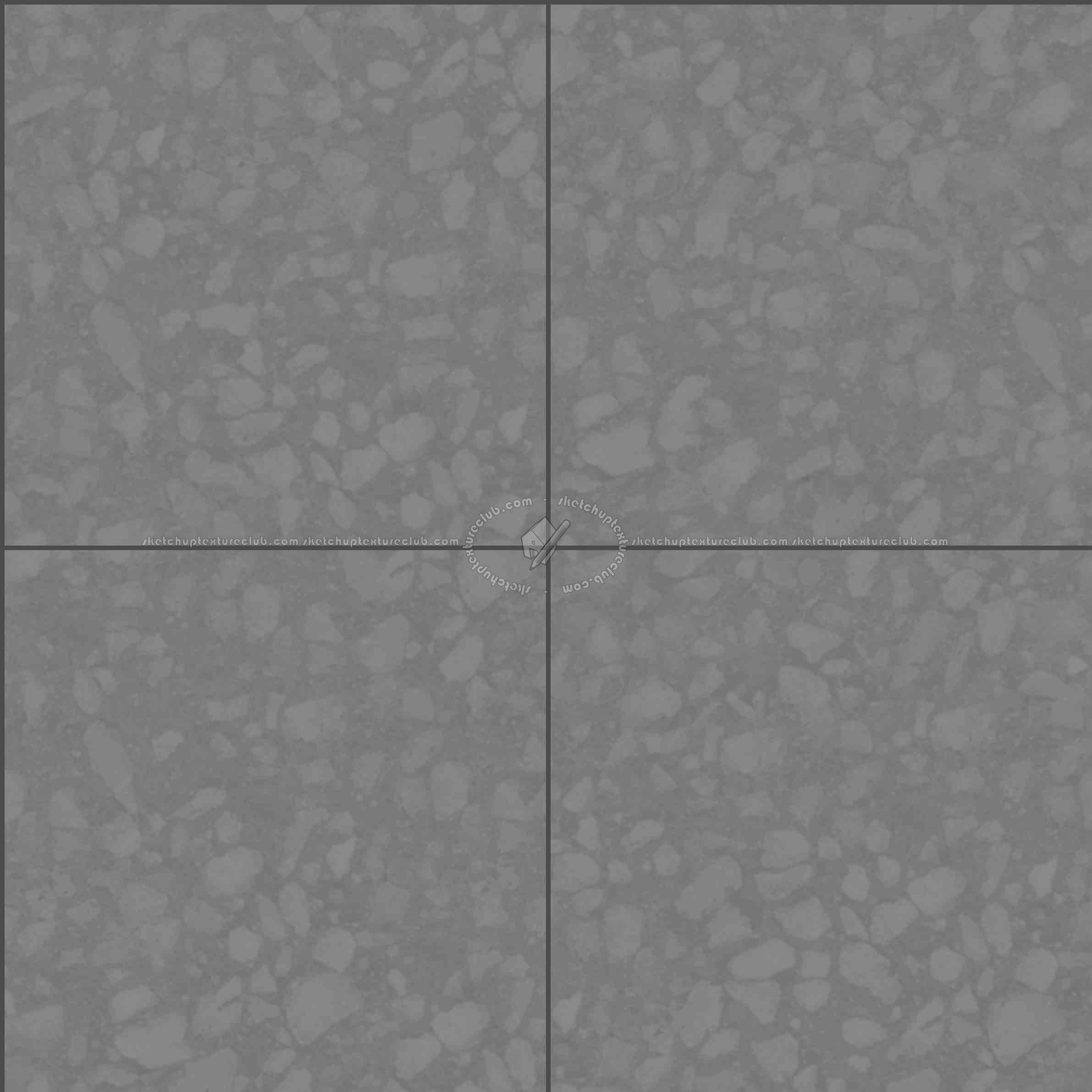 Textures   -   ARCHITECTURE   -   TILES INTERIOR   -   Terrazzo  - terrazzo floor tile PBR texture seamless 21486 - Displacement