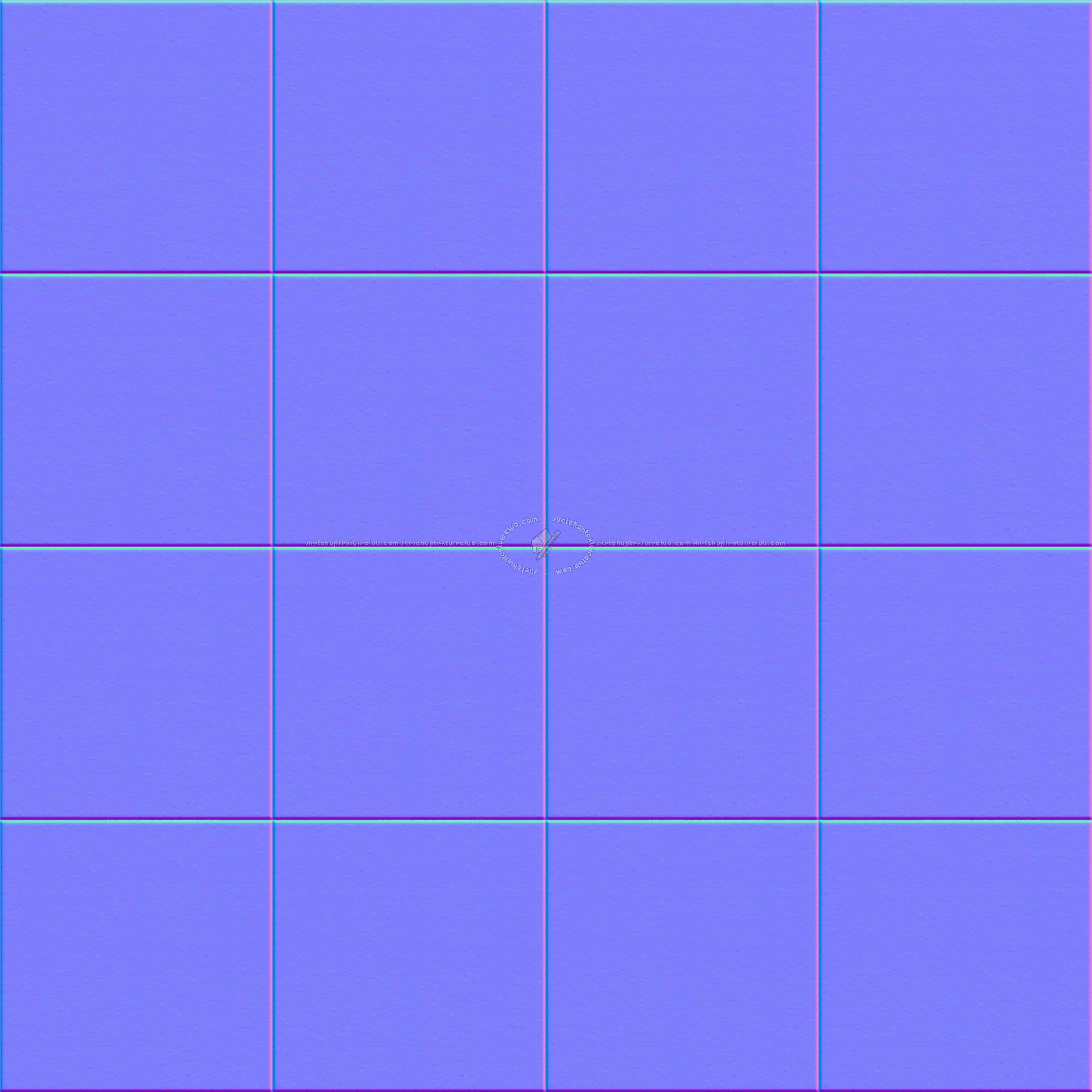 Textures - ARCHITECTURE - TILES INTERIOR - Design Industry - Design industry square tile texture seamless 14099 - Normal