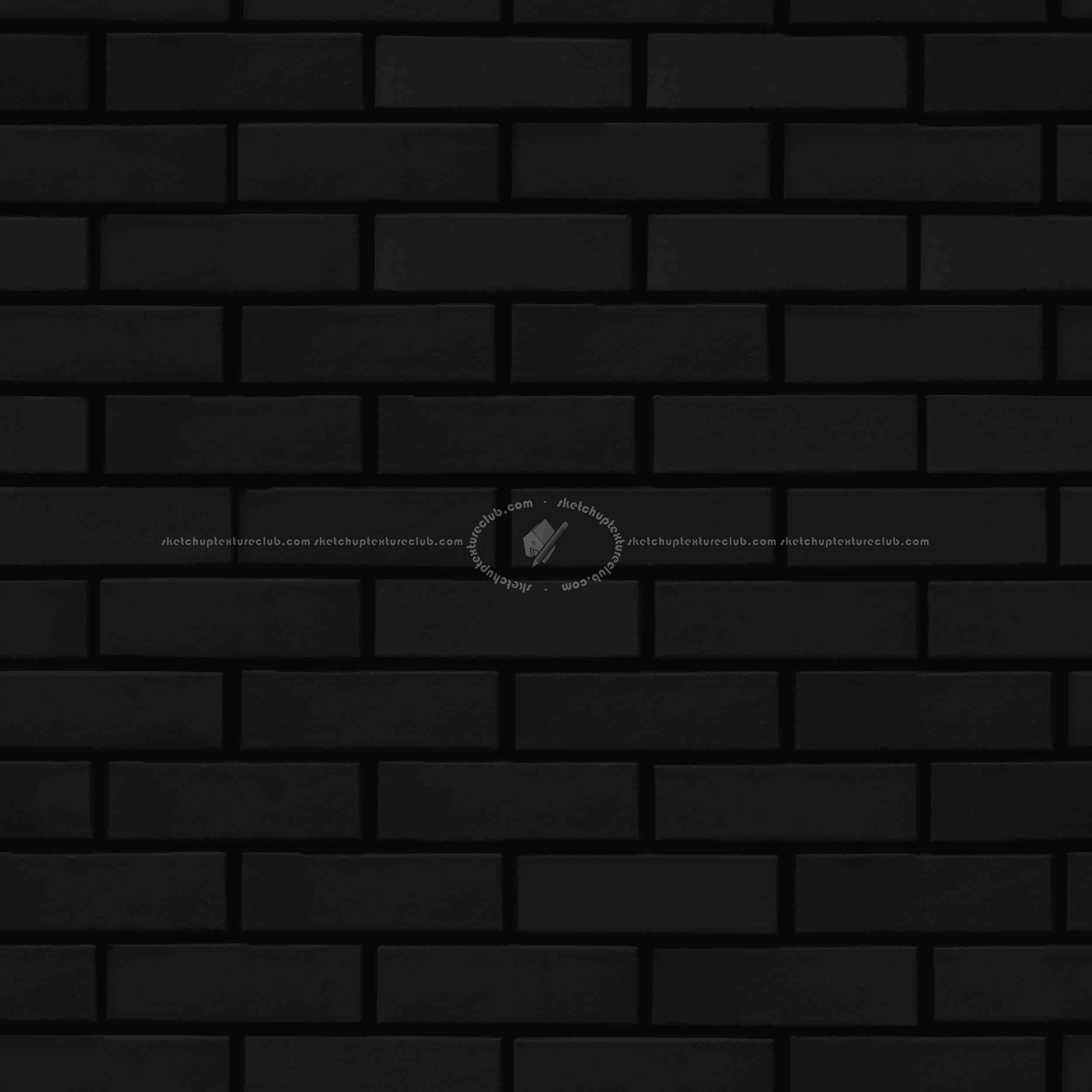 Textures   -   ARCHITECTURE   -   BRICKS   -   Facing Bricks   -   Smooth  - Facing smooth bricks texture seamless 00309 - Specular