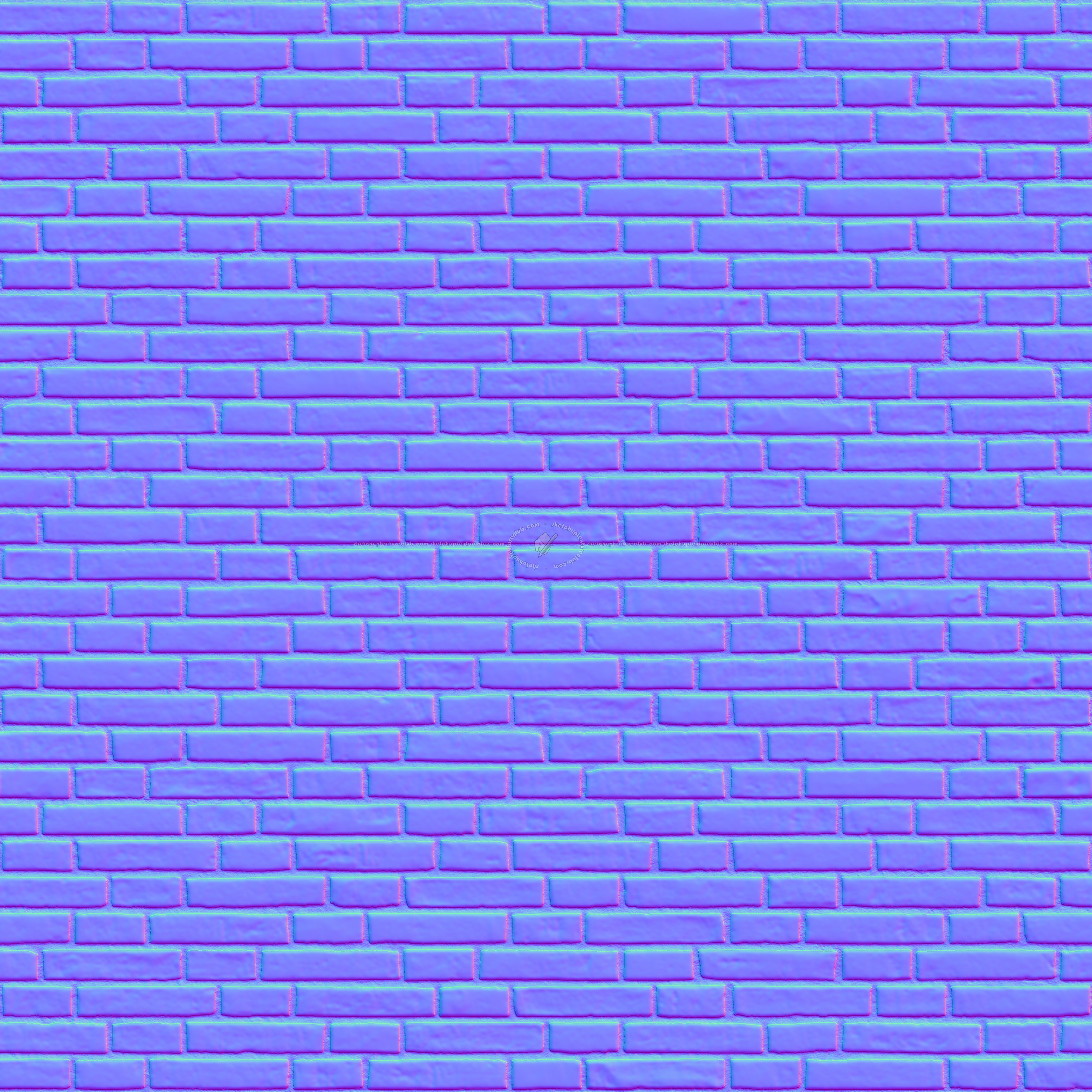 Textures   -   ARCHITECTURE   -   BRICKS   -   Old bricks  - Old bricks texture seamless 00394 - Normal