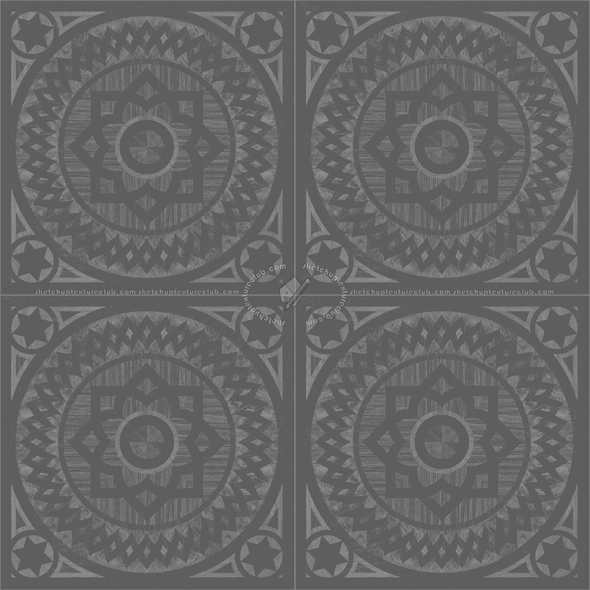 Textures   -   ARCHITECTURE   -   WOOD FLOORS   -   Geometric pattern  - Parquet geometric pattern texture seamless 04781 - Specular