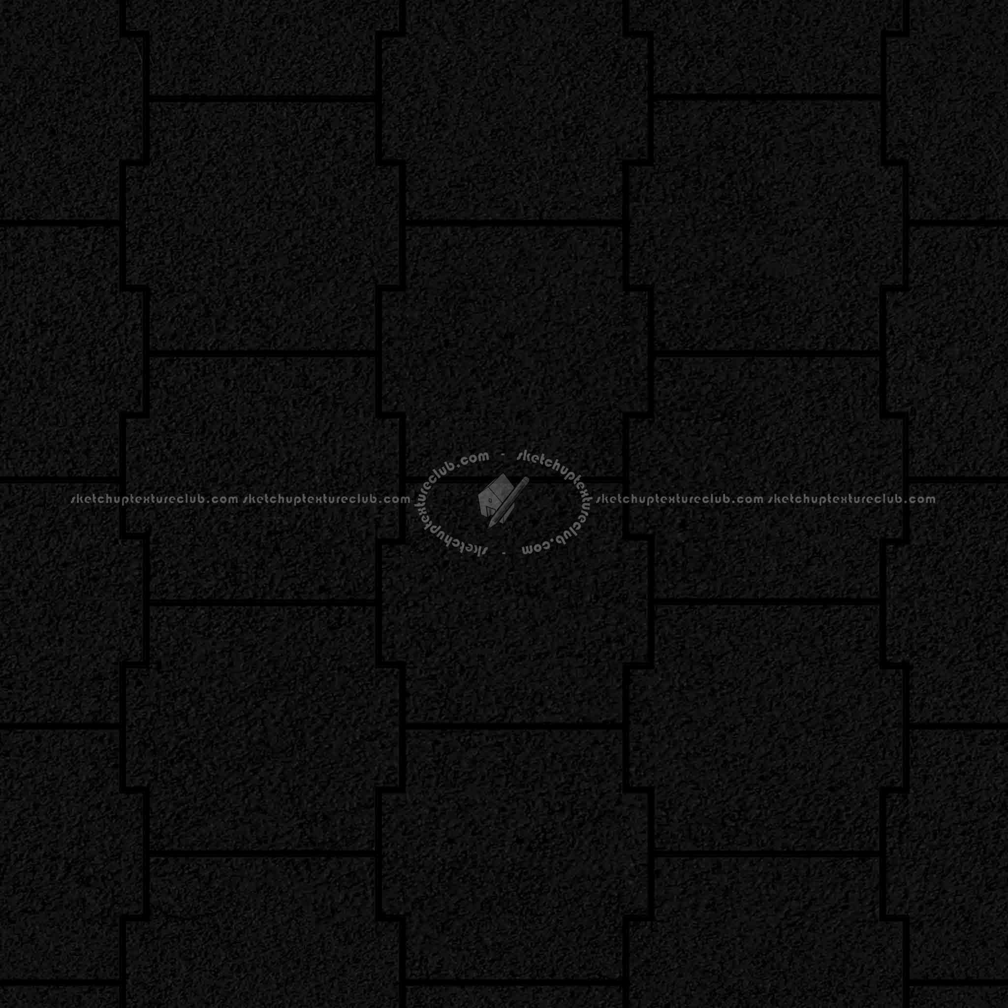 Textures   -   ARCHITECTURE   -   PAVING OUTDOOR   -   Concrete   -   Blocks mixed  - Paving concrete mixed size texture seamless 05620 - Specular