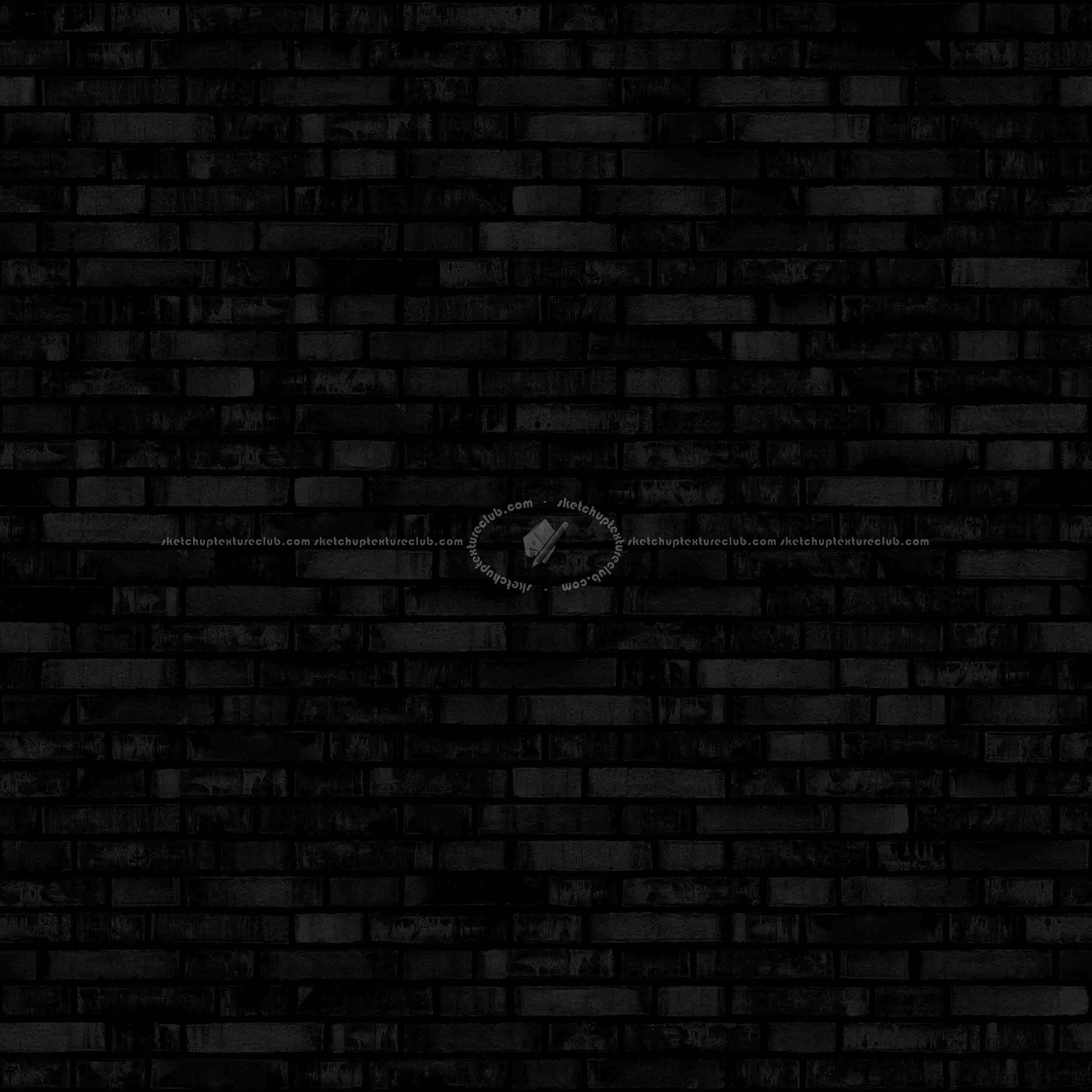Textures   -   ARCHITECTURE   -   BRICKS   -   Facing Bricks   -   Rustic  - Rustic bricks texture seamless 00233 - Specular