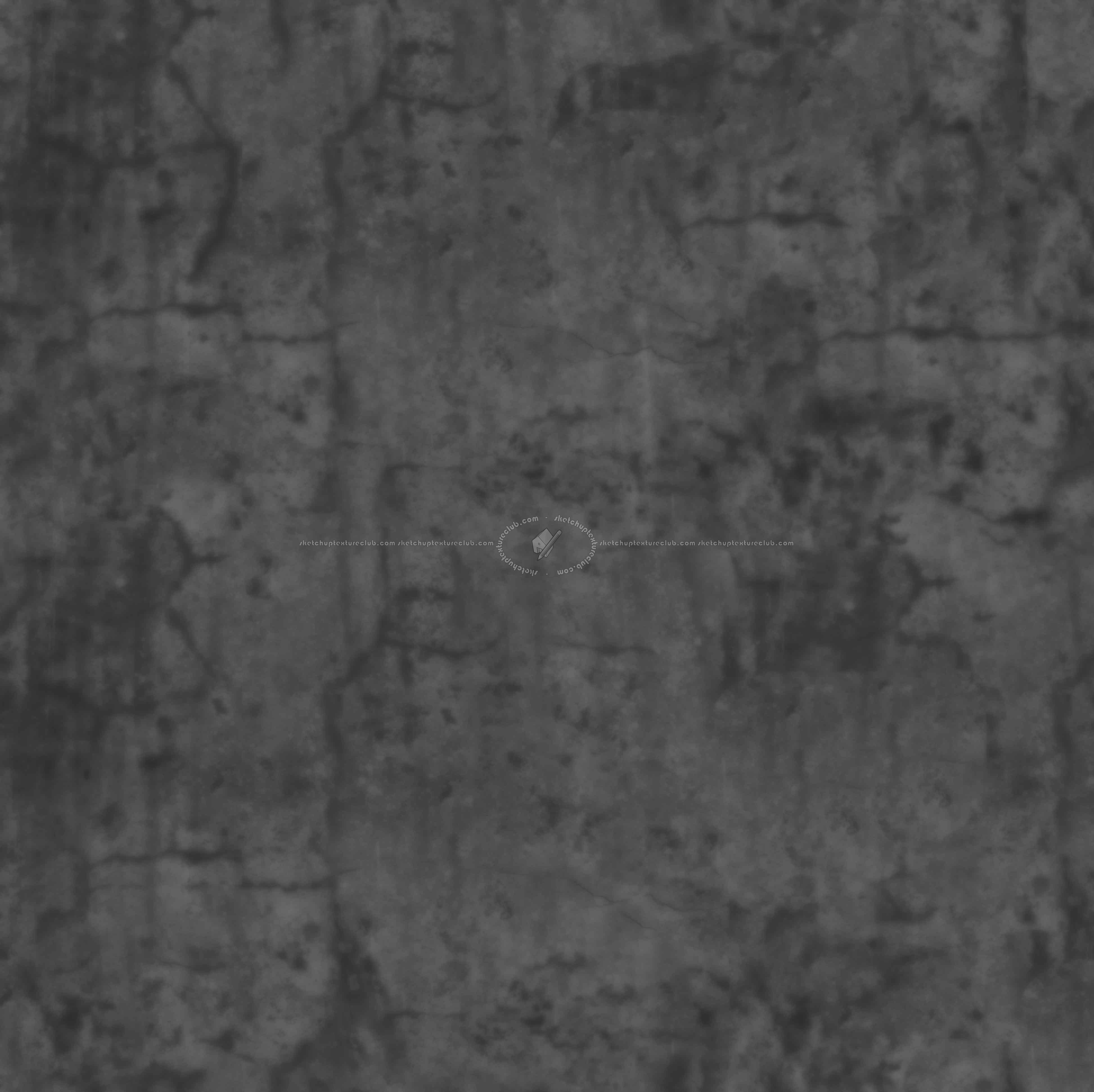 Textures   -   ARCHITECTURE   -   CONCRETE   -   Bare   -   Damaged walls  - Concrete bare damaged texture seamless 01420 - Displacement