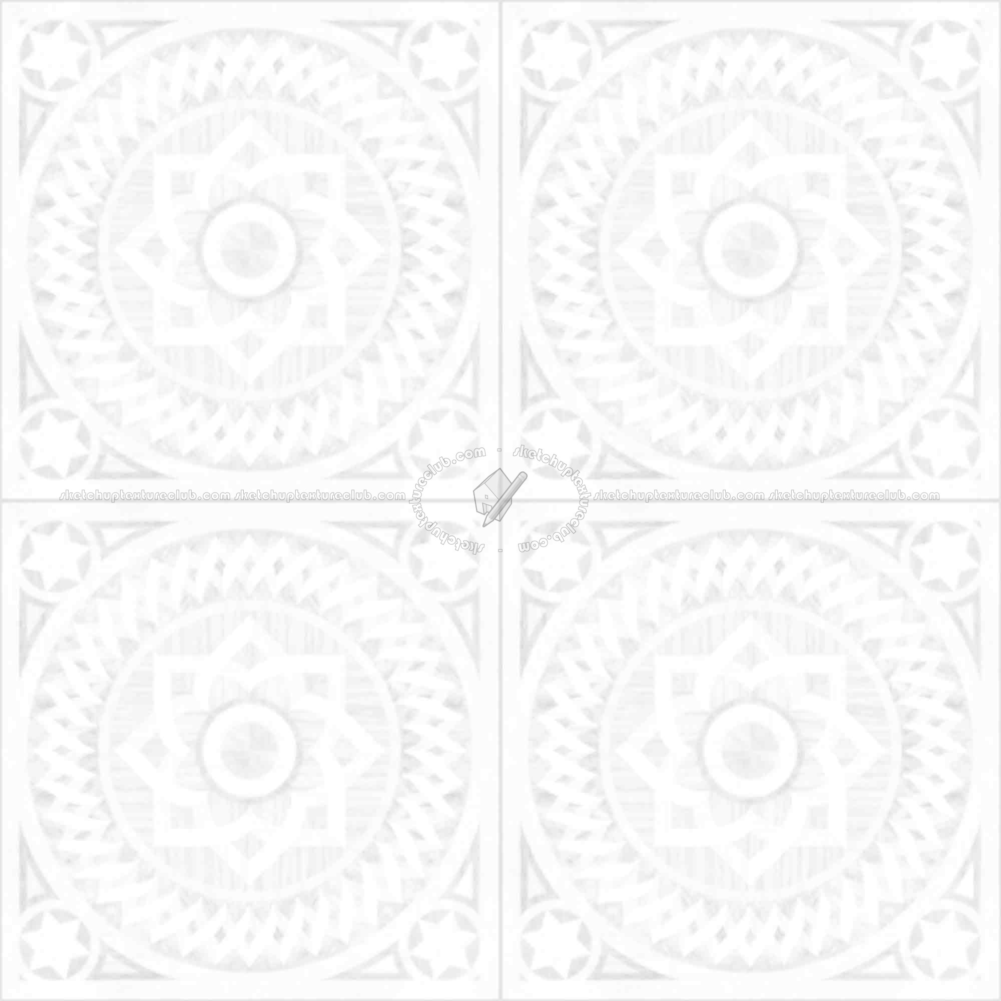 Textures   -   ARCHITECTURE   -   WOOD FLOORS   -   Geometric pattern  - Parquet geometric pattern texture seamless 04782 - Ambient occlusion