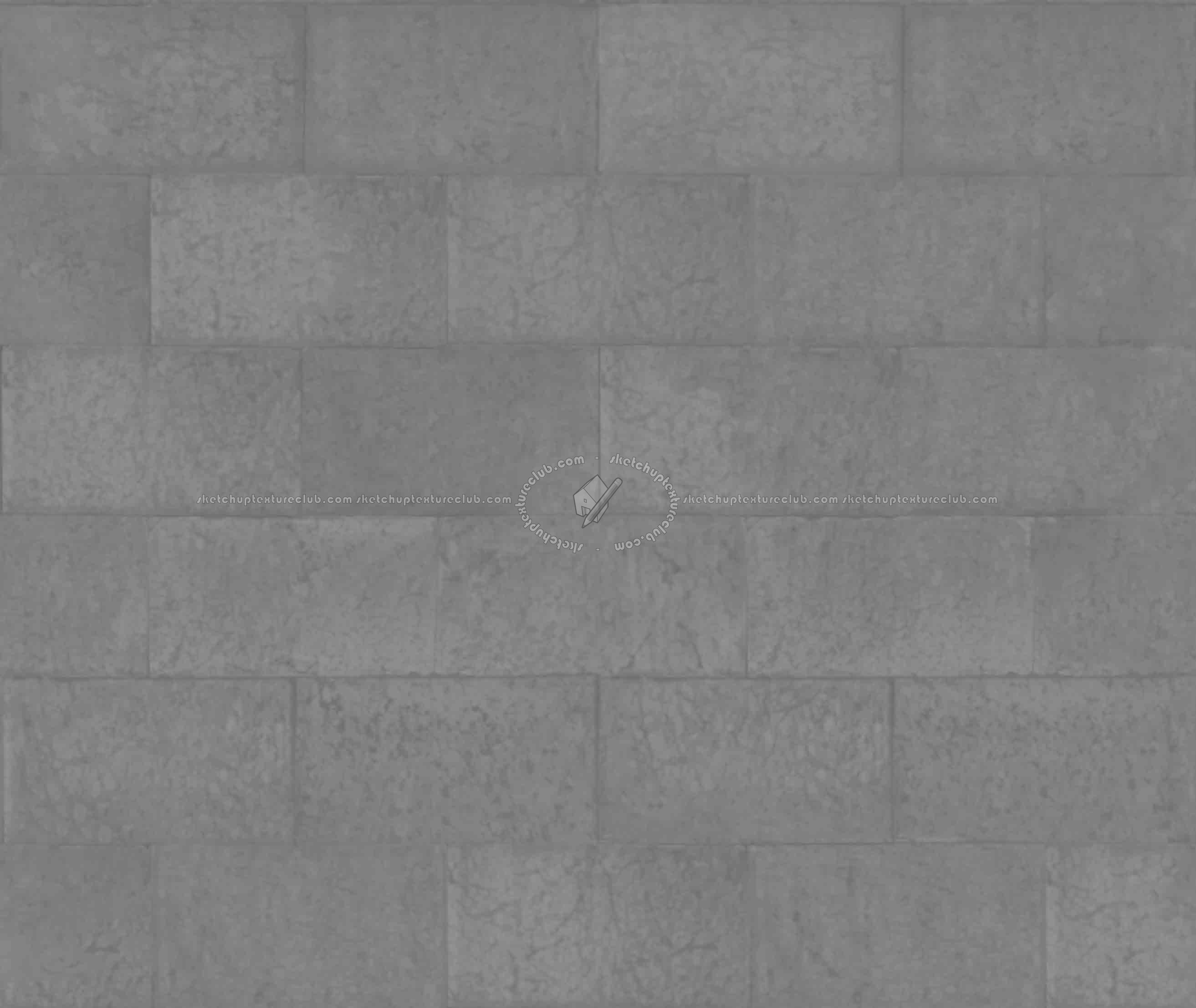 Textures   -   ARCHITECTURE   -   PAVING OUTDOOR   -   Pavers stone   -   Blocks mixed  - Pavers stone mixed size texture seamless 06147 - Displacement