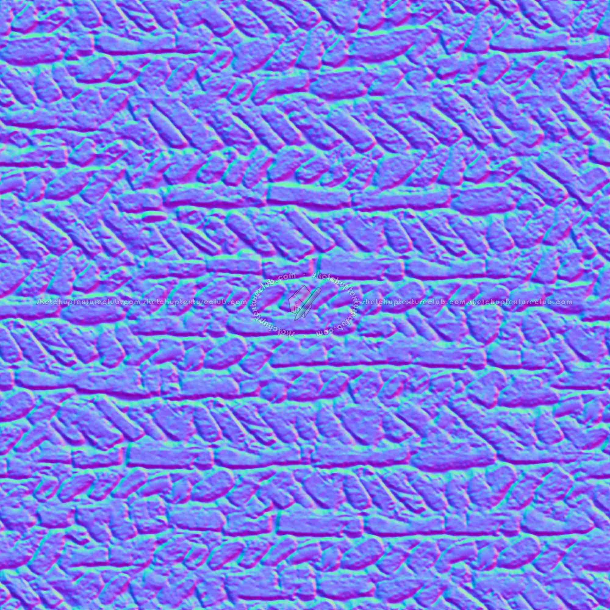 Textures   -   ARCHITECTURE   -   BRICKS   -   Special Bricks  - Special brick texture seamless 00489 - Normal