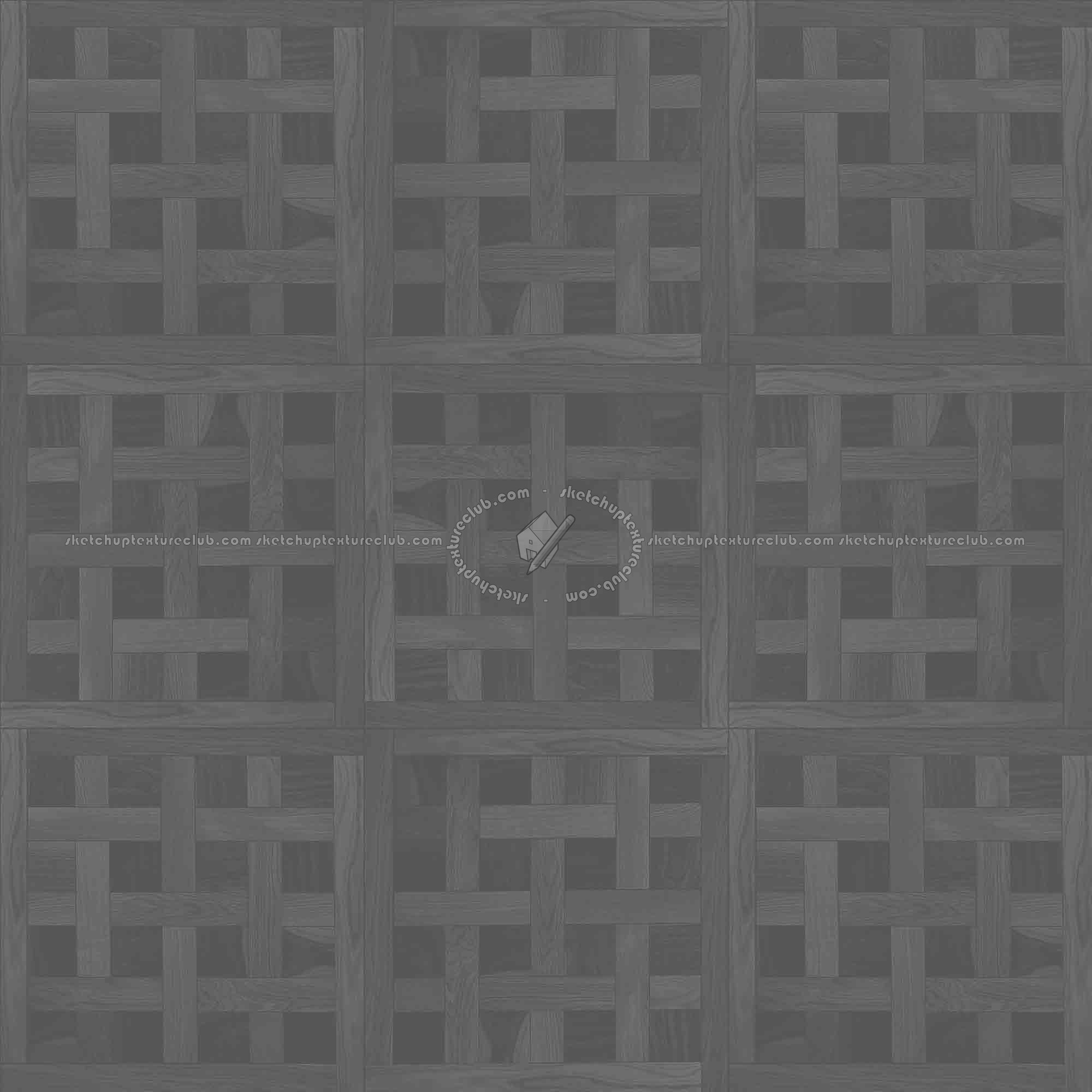 Textures   -   ARCHITECTURE   -   WOOD FLOORS   -   Parquet square  - Wood flooring square texture seamless 05445 - Specular