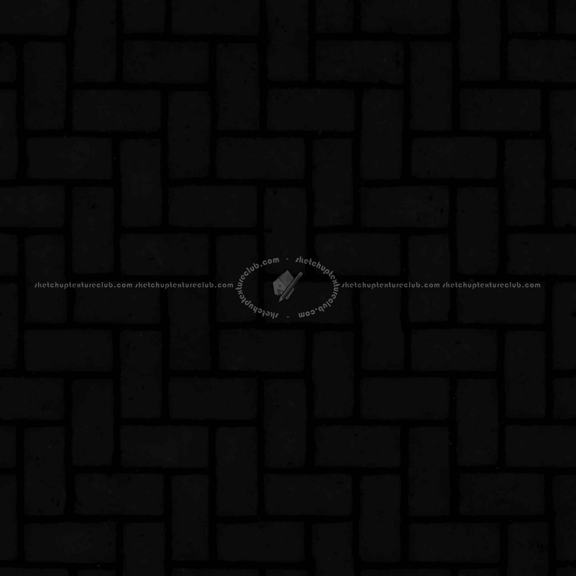 Textures   -   ARCHITECTURE   -   PAVING OUTDOOR   -   Concrete   -   Herringbone  - Concrete paving herringbone outdoor texture seamless 05851 - Specular