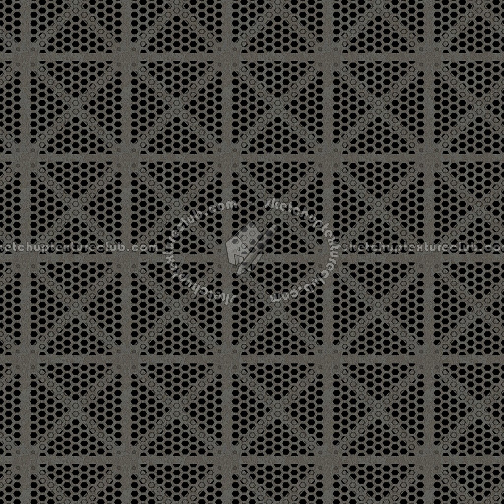 Textures   -   MATERIALS   -   METALS   -   Perforated  - Iron industrial perforate metal texture seamless 10533 (seamless)