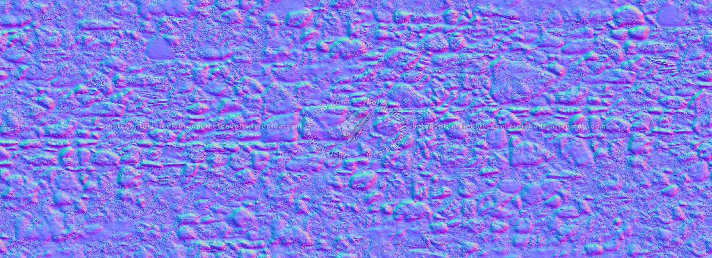 Textures   -   ARCHITECTURE   -   STONES WALLS   -   Damaged walls  - Old damaged wall stone texture seamless 18351 - Normal