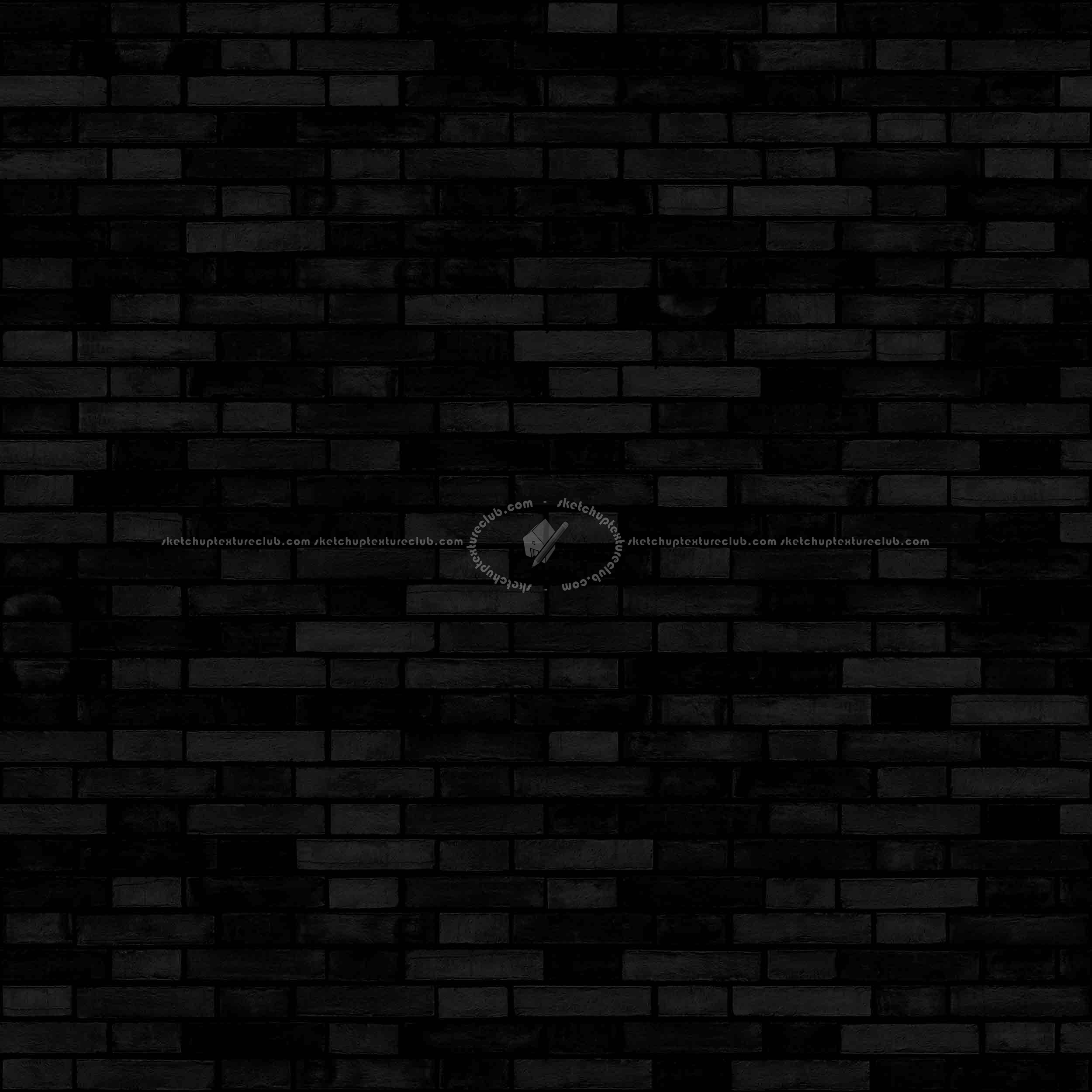 Textures   -   ARCHITECTURE   -   BRICKS   -   Facing Bricks   -   Rustic  - Rustic bricks texture seamless 00235 - Specular