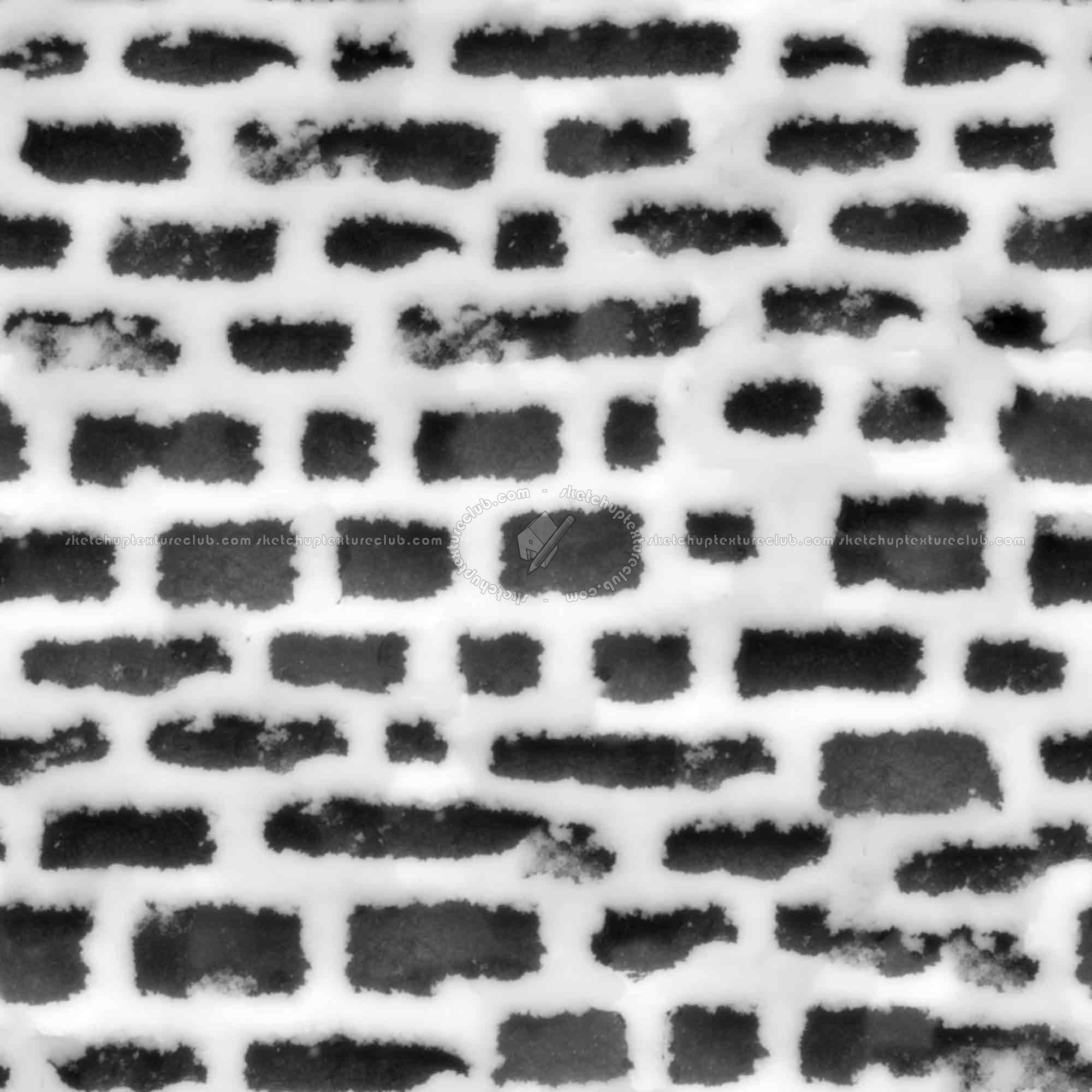Textures   -   ARCHITECTURE   -   BRICKS   -   Special Bricks  - Snow bricks texture seamless 17104 - Displacement