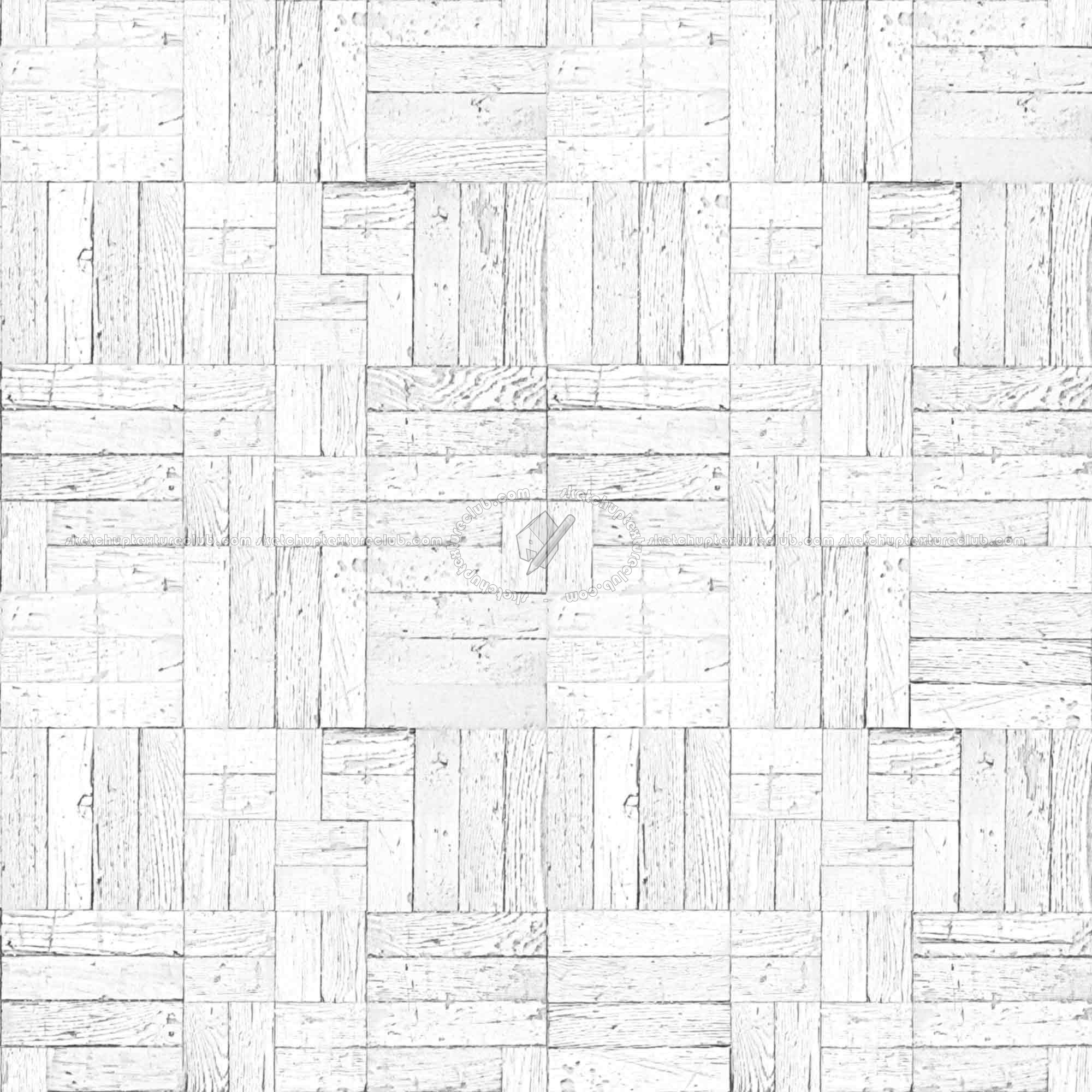 Textures   -   ARCHITECTURE   -   WOOD FLOORS   -   Parquet square  - Old dark wood flooring square texture seamless 20301 - Ambient occlusion